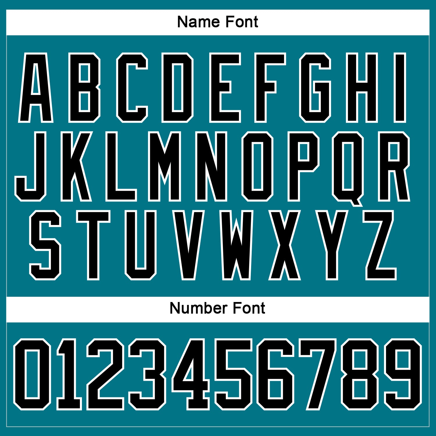 Custom Teal Black-White Hockey Jersey view 5