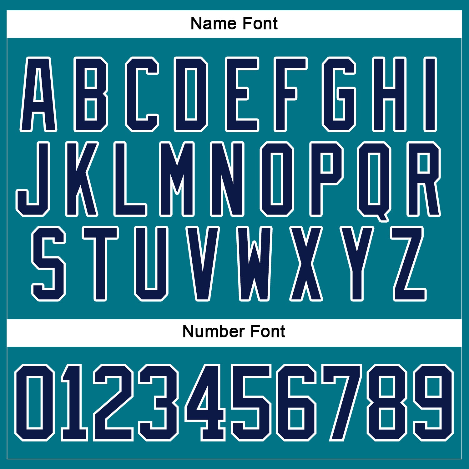 Custom Teal Navy-White Hockey Jersey view 5