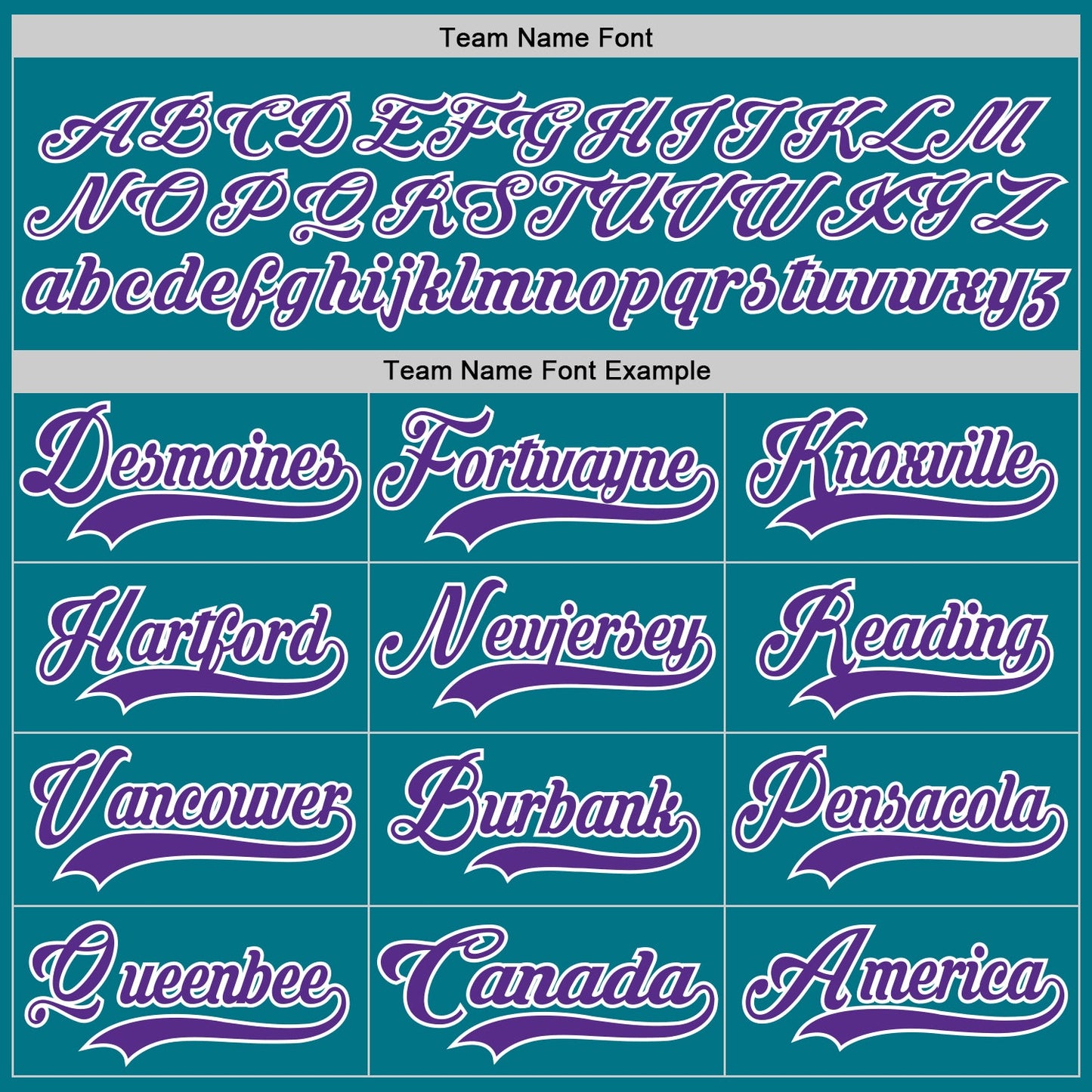 Custom Teal Purple-White Hockey Jersey view 4