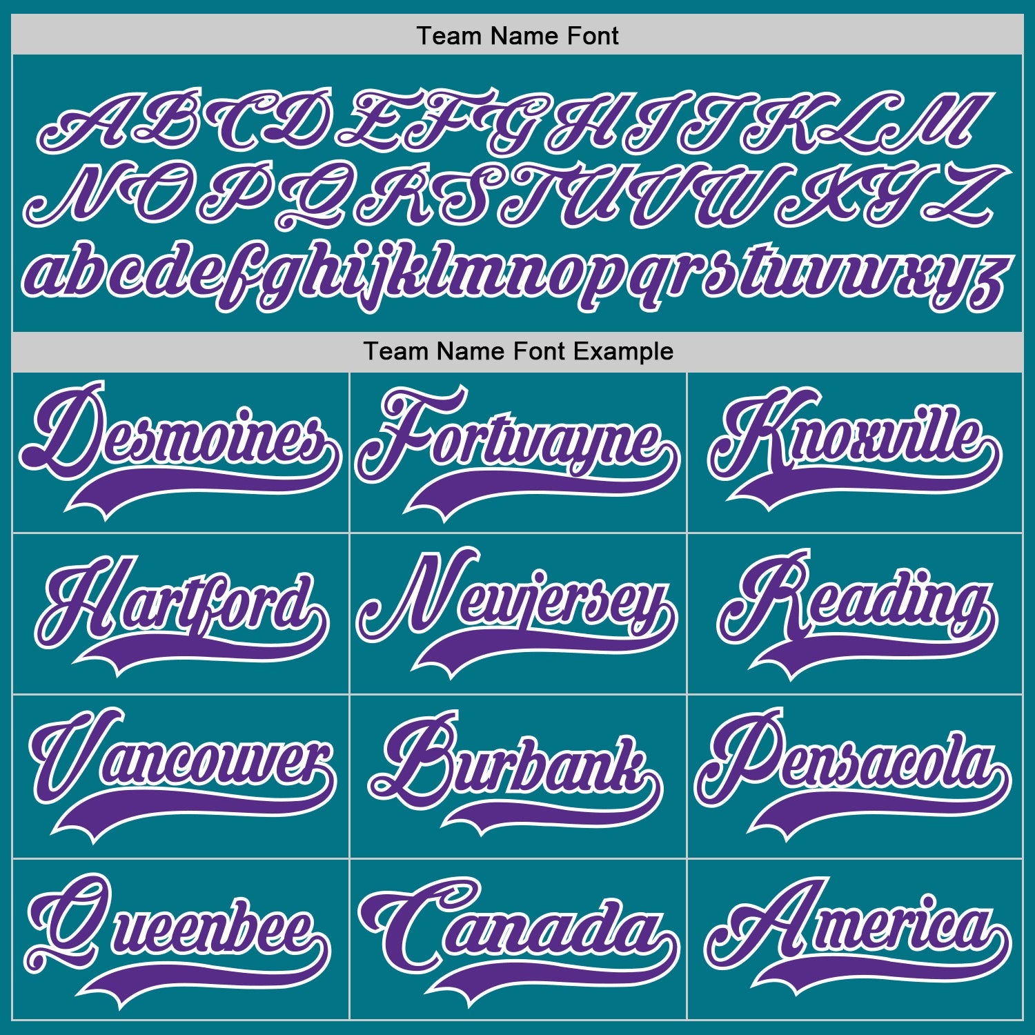 Custom Teal Purple-White Hockey Jersey view 4
