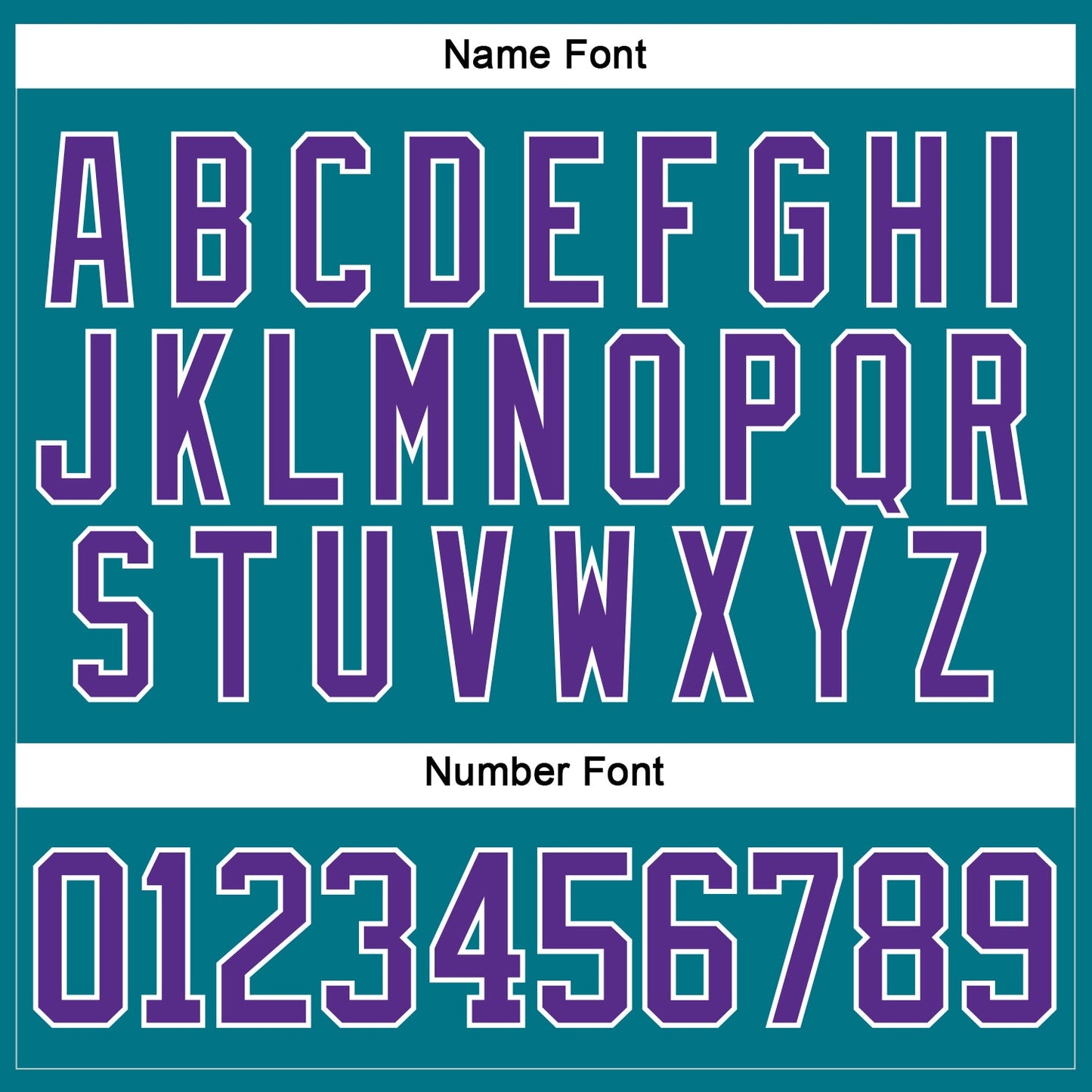 Custom Teal Purple-White Hockey Jersey view 5