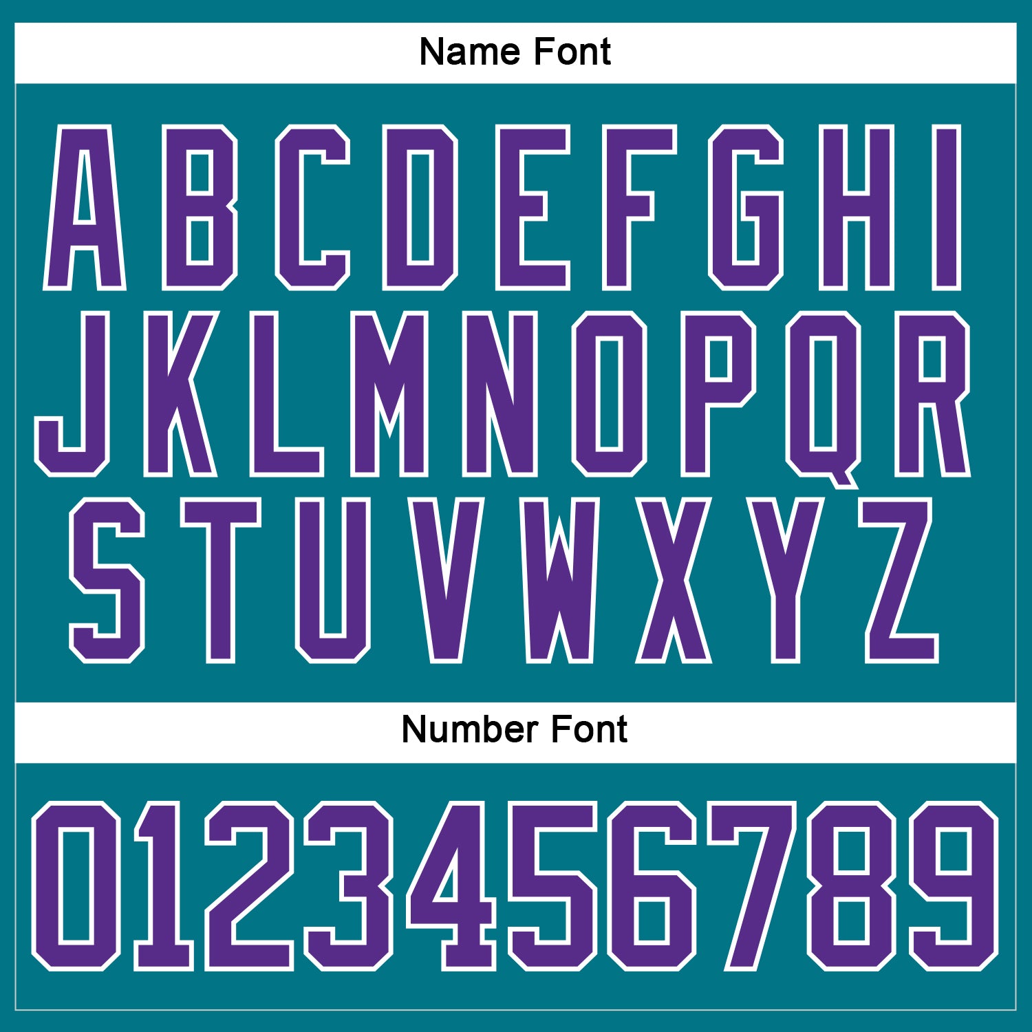 Custom Teal Purple-White Hockey Jersey view 5