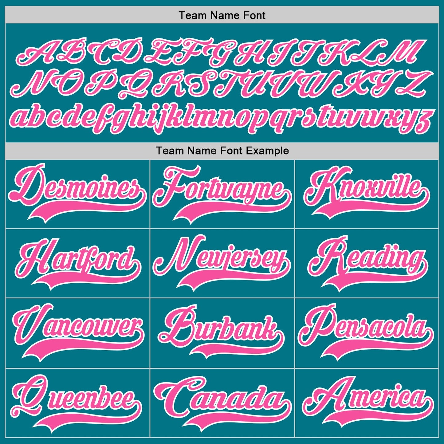 Custom Teal Pink-White Hockey Jersey view 4