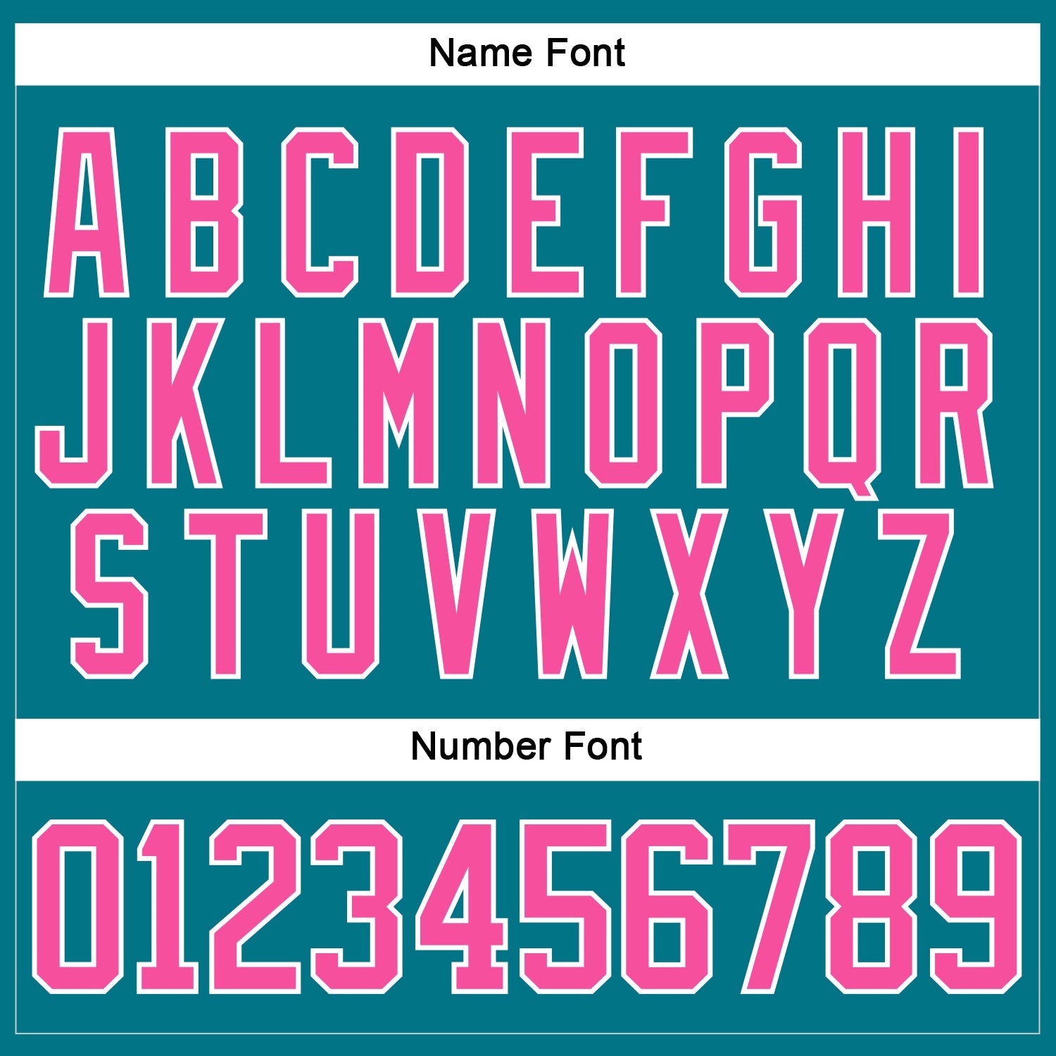Custom Teal Pink-White Hockey Jersey view 5