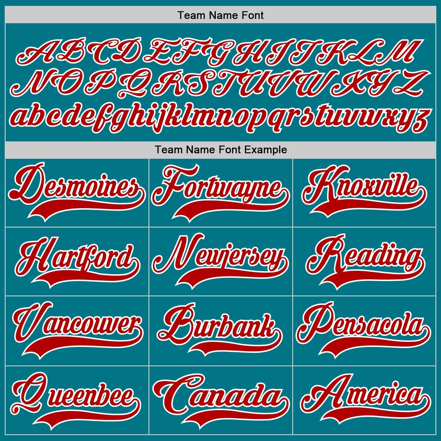Custom Teal Red-White Hockey Jersey view 4