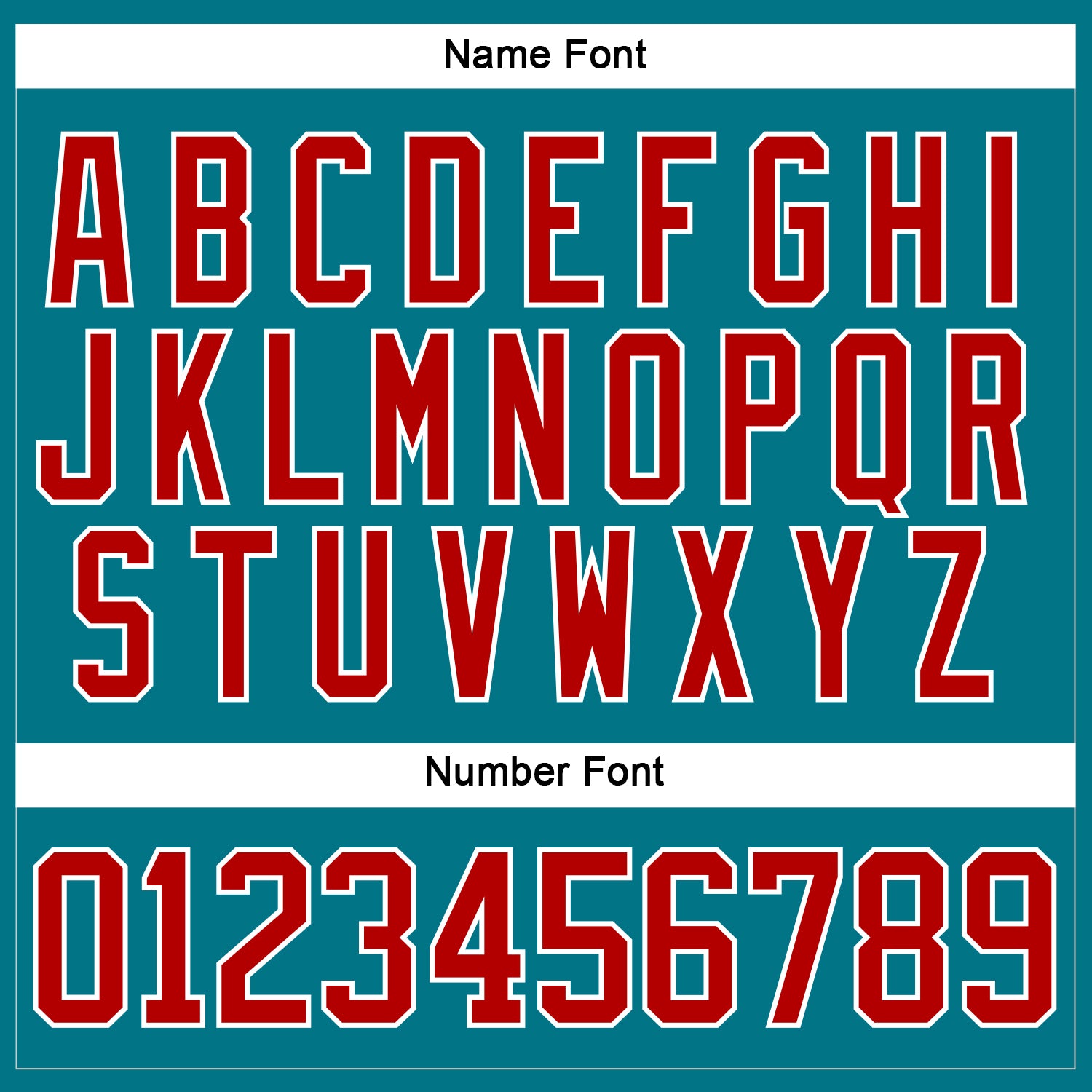 Custom Teal Red-White Hockey Jersey view 5