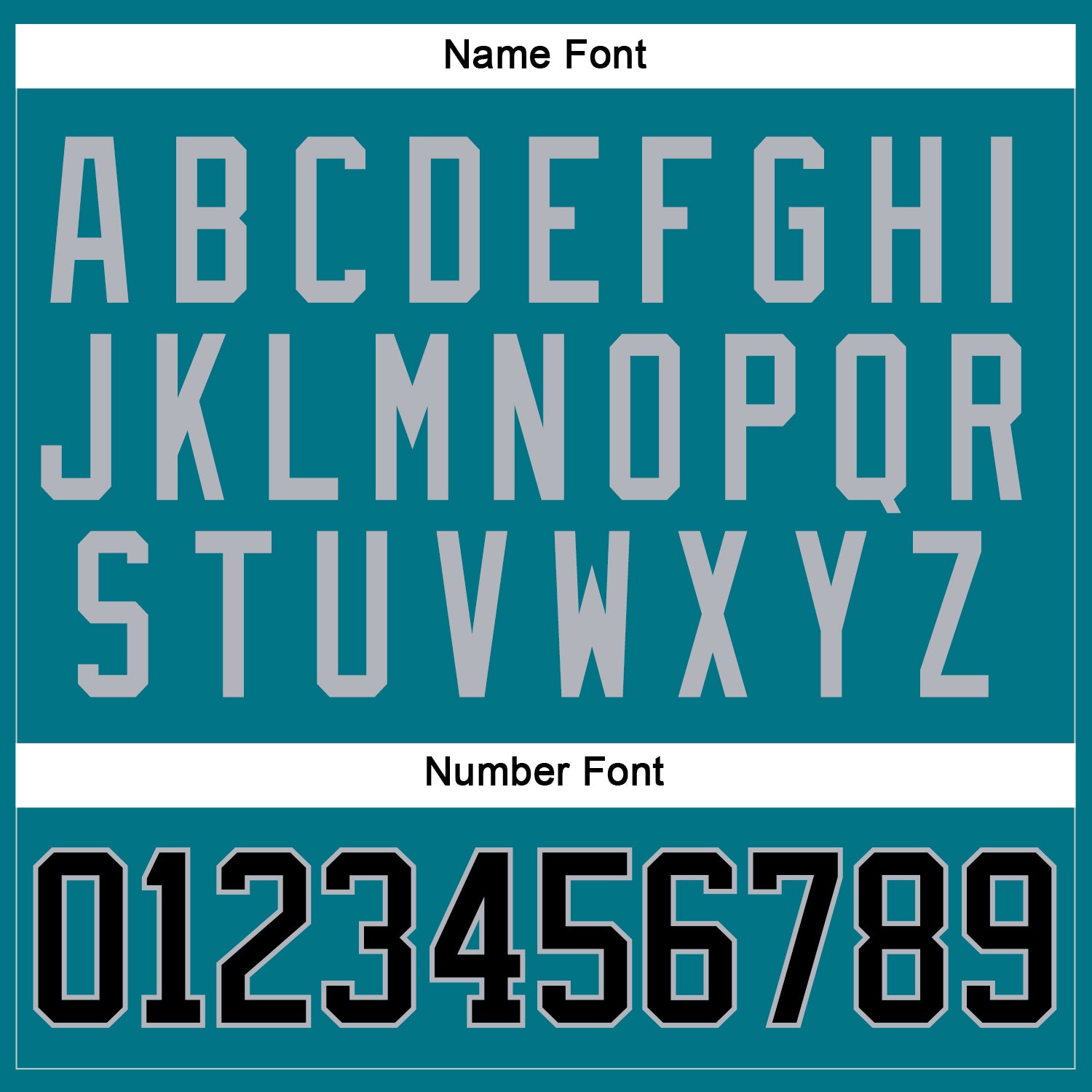 Custom Teal Black-Gray Hockey Jersey view 5