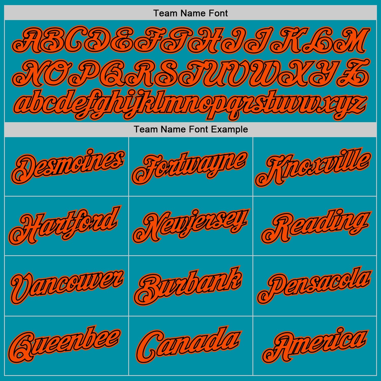 Custom Teal Orange-Black Authentic Throwback Basketball Jersey view 3