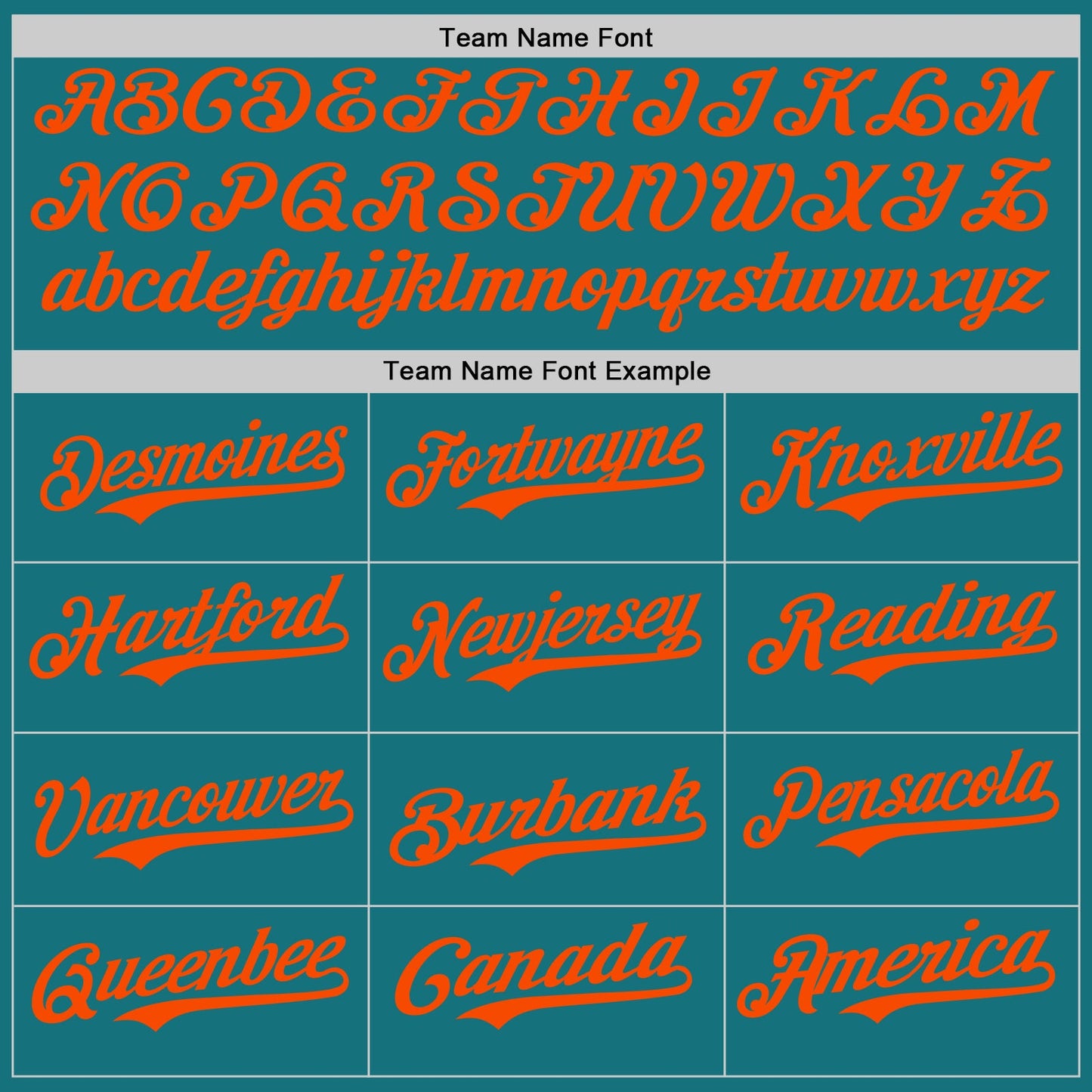 Custom Teal Orange Authentic Baseball Jersey view 4