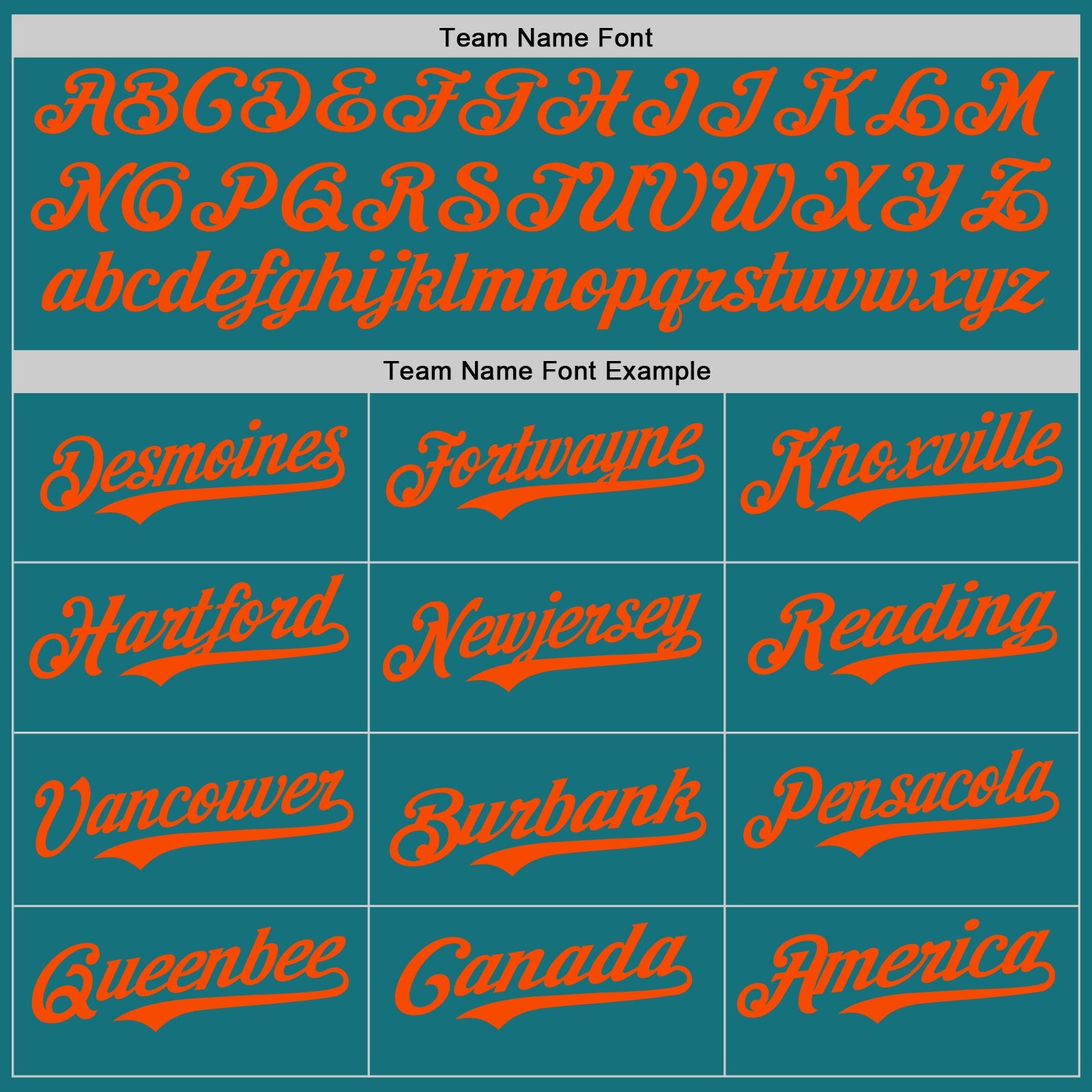Custom Teal Orange Authentic Baseball Jersey view 4