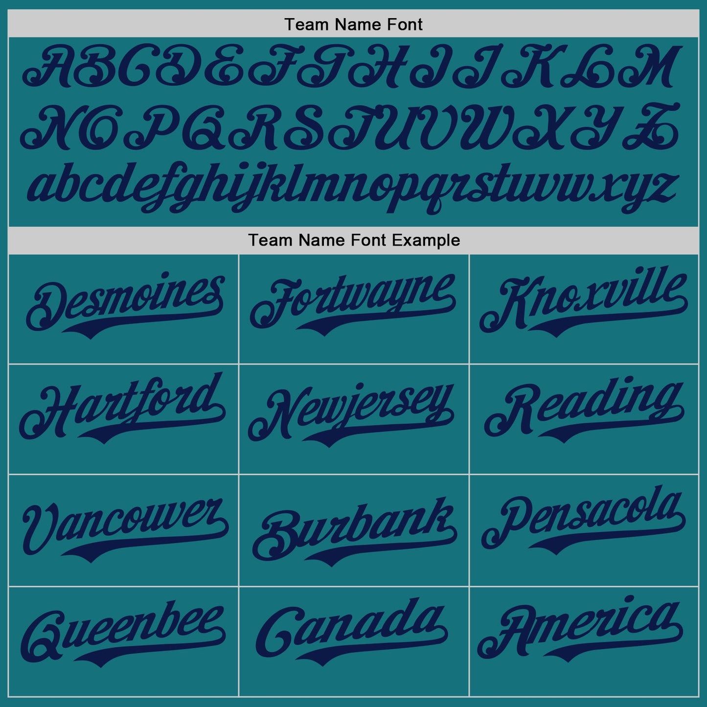 Custom Teal Navy Authentic Baseball Jersey view 4