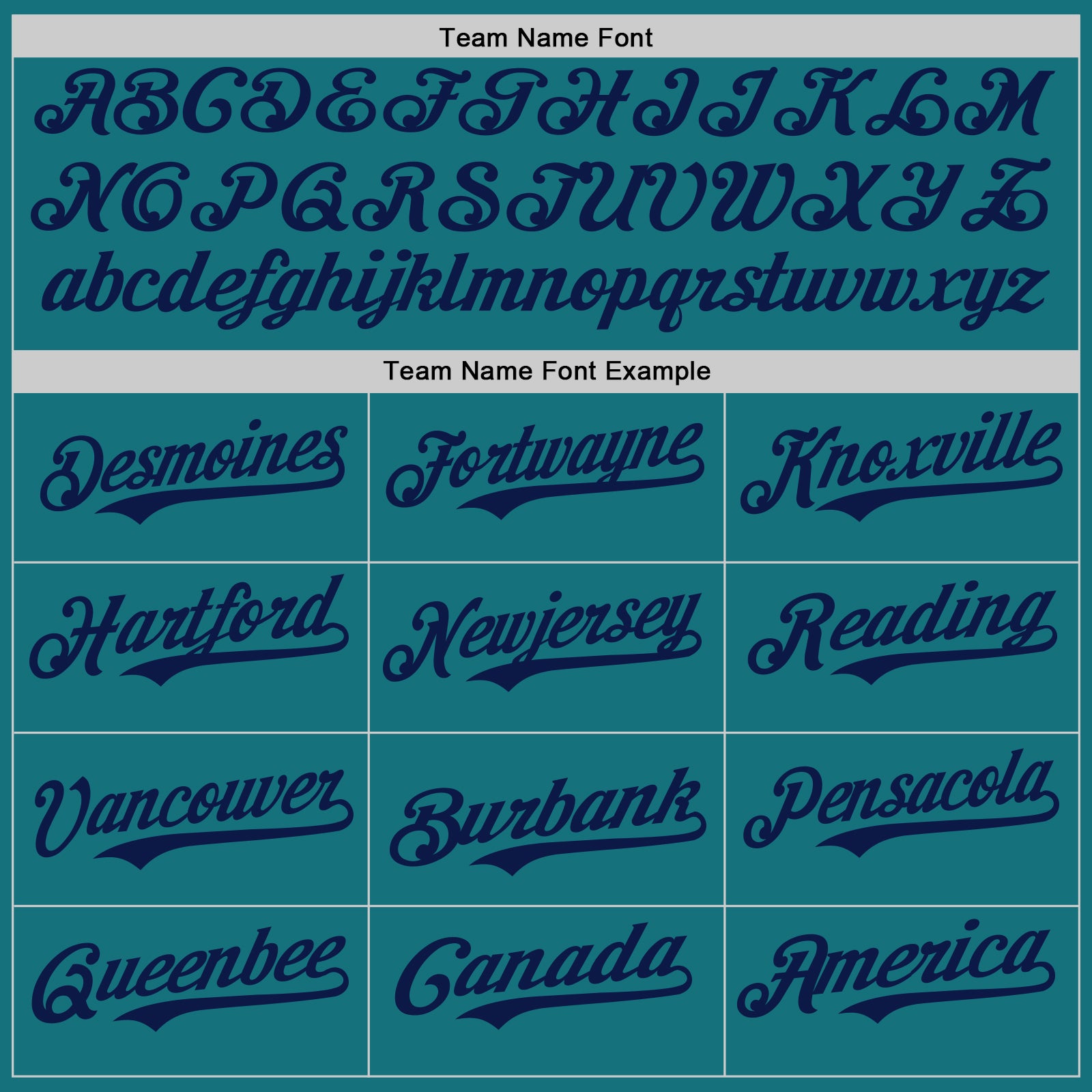 Custom Teal Navy Authentic Baseball Jersey view 4