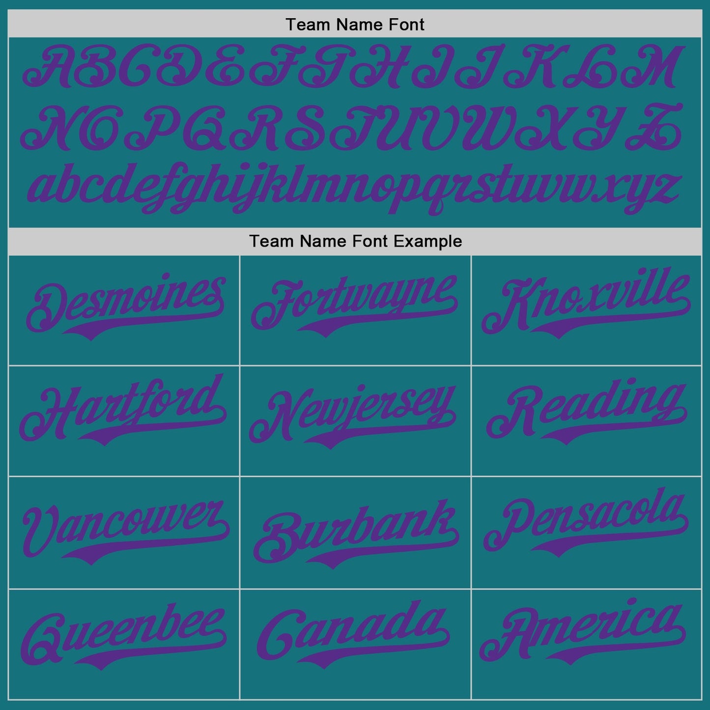 Custom Teal Purple Authentic Baseball Jersey view 4