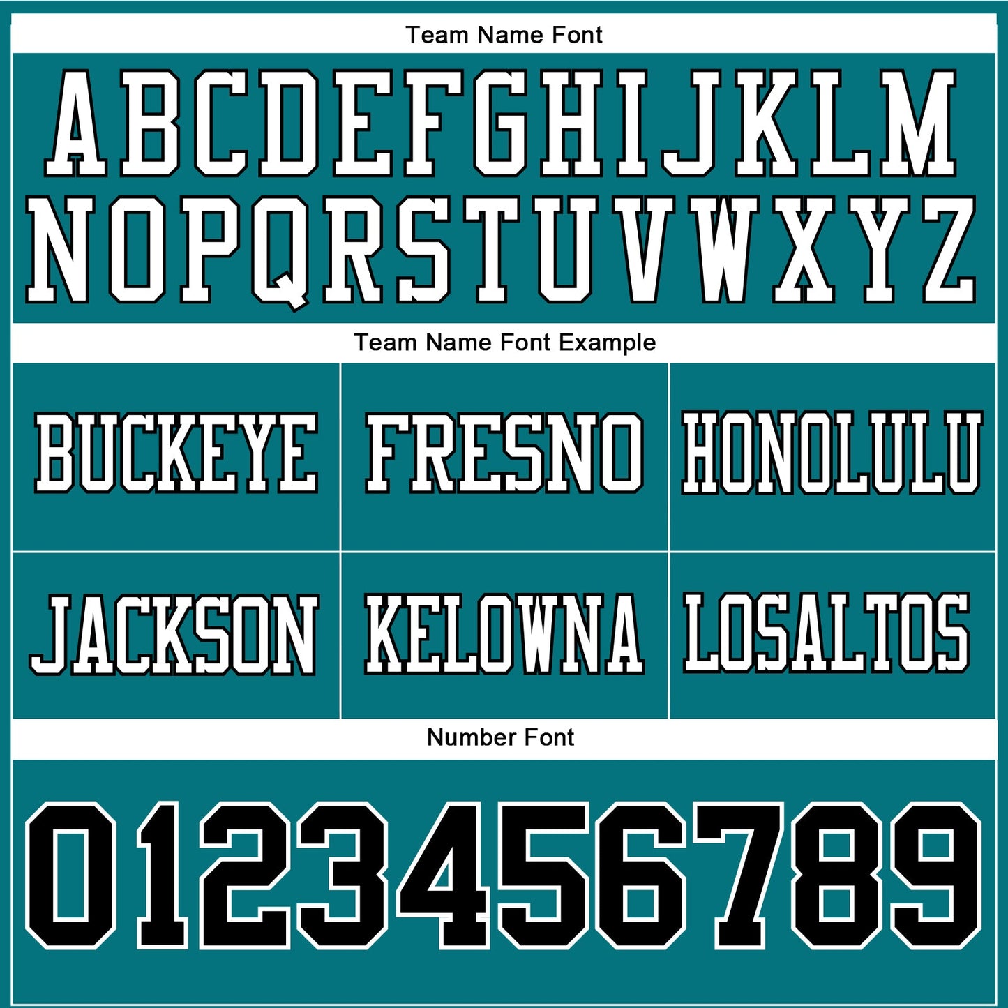 Custom Teal Black-White Authentic Football Jersey view 4