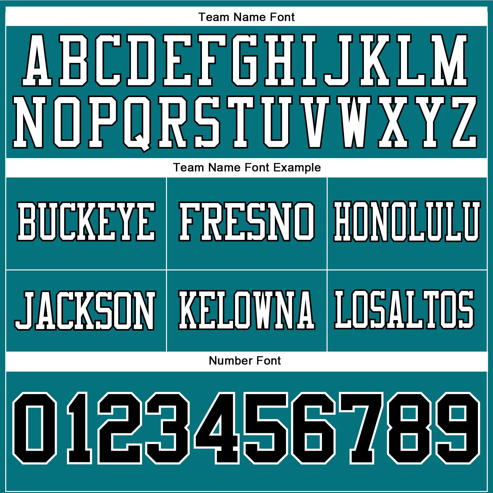 Custom Teal Black-White Authentic Football Jersey view 4