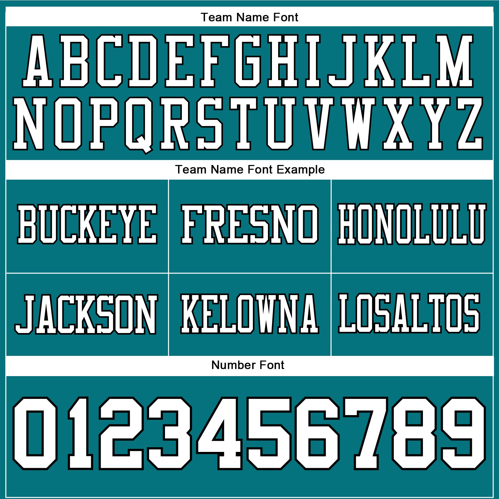Custom Teal White-Black Authentic Football Jersey view 4