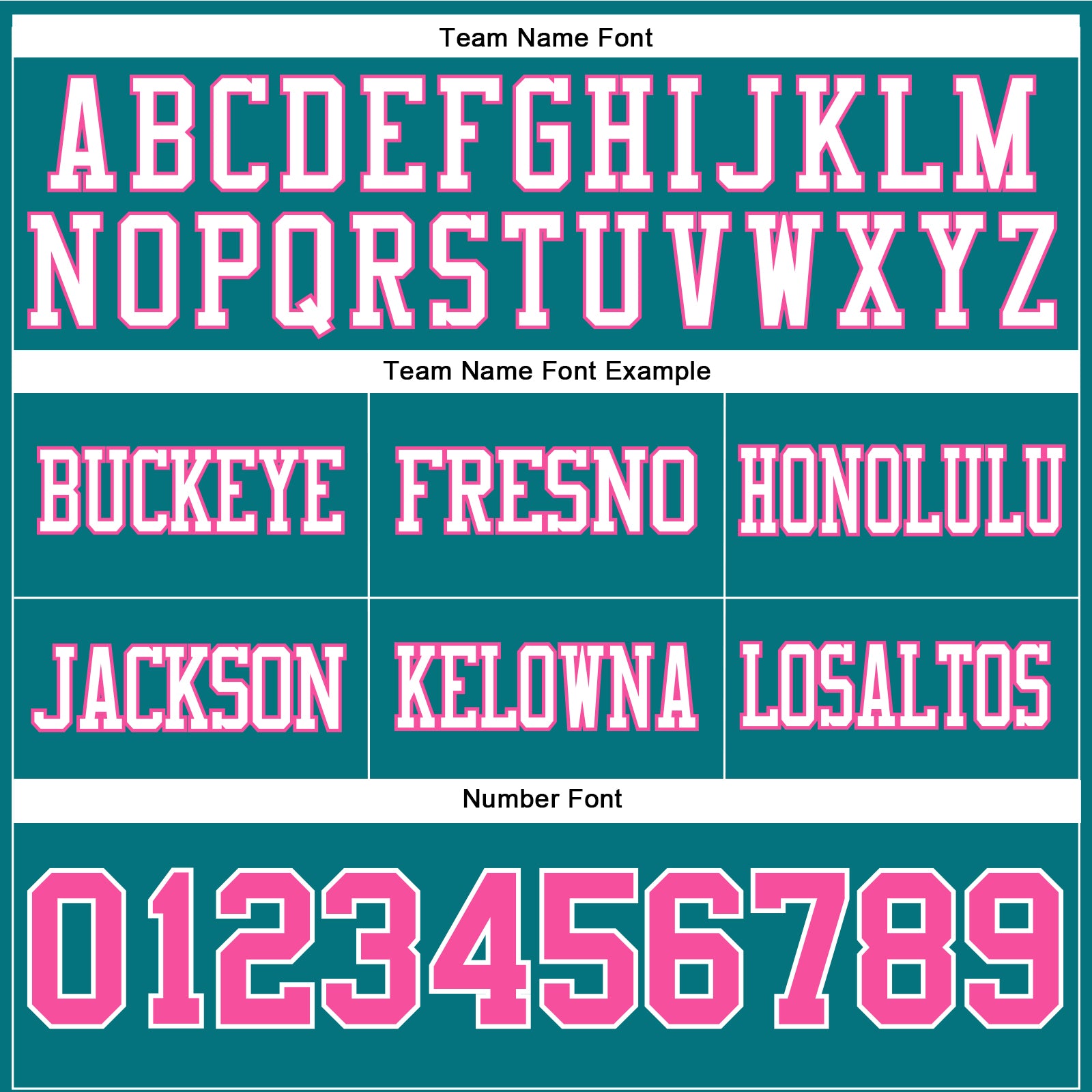 Custom Teal Pink-White Authentic Football Jersey view 4