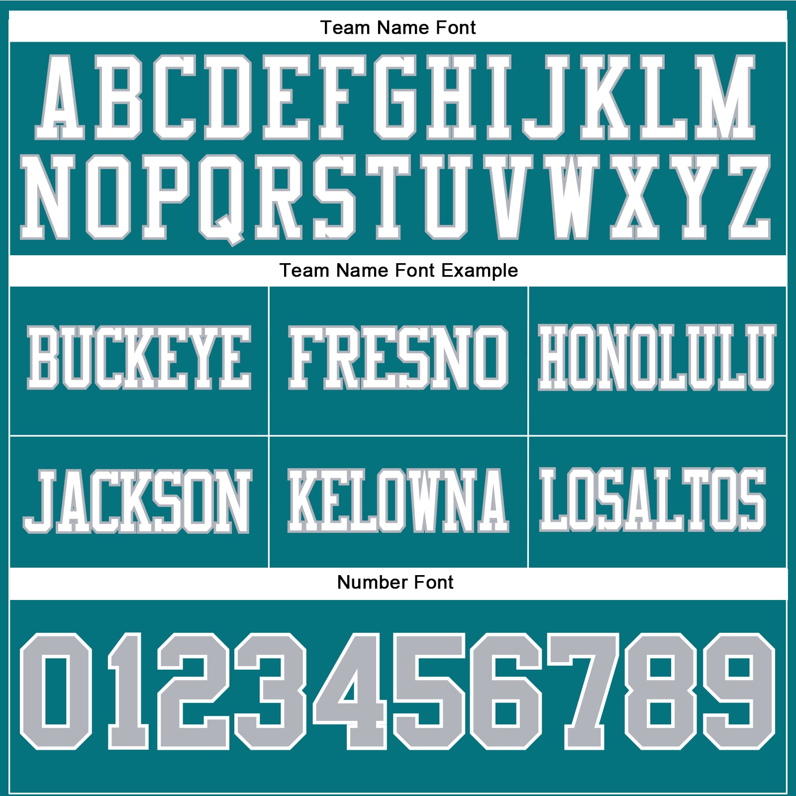 Custom Teal Gray-White Authentic Football Jersey view 4