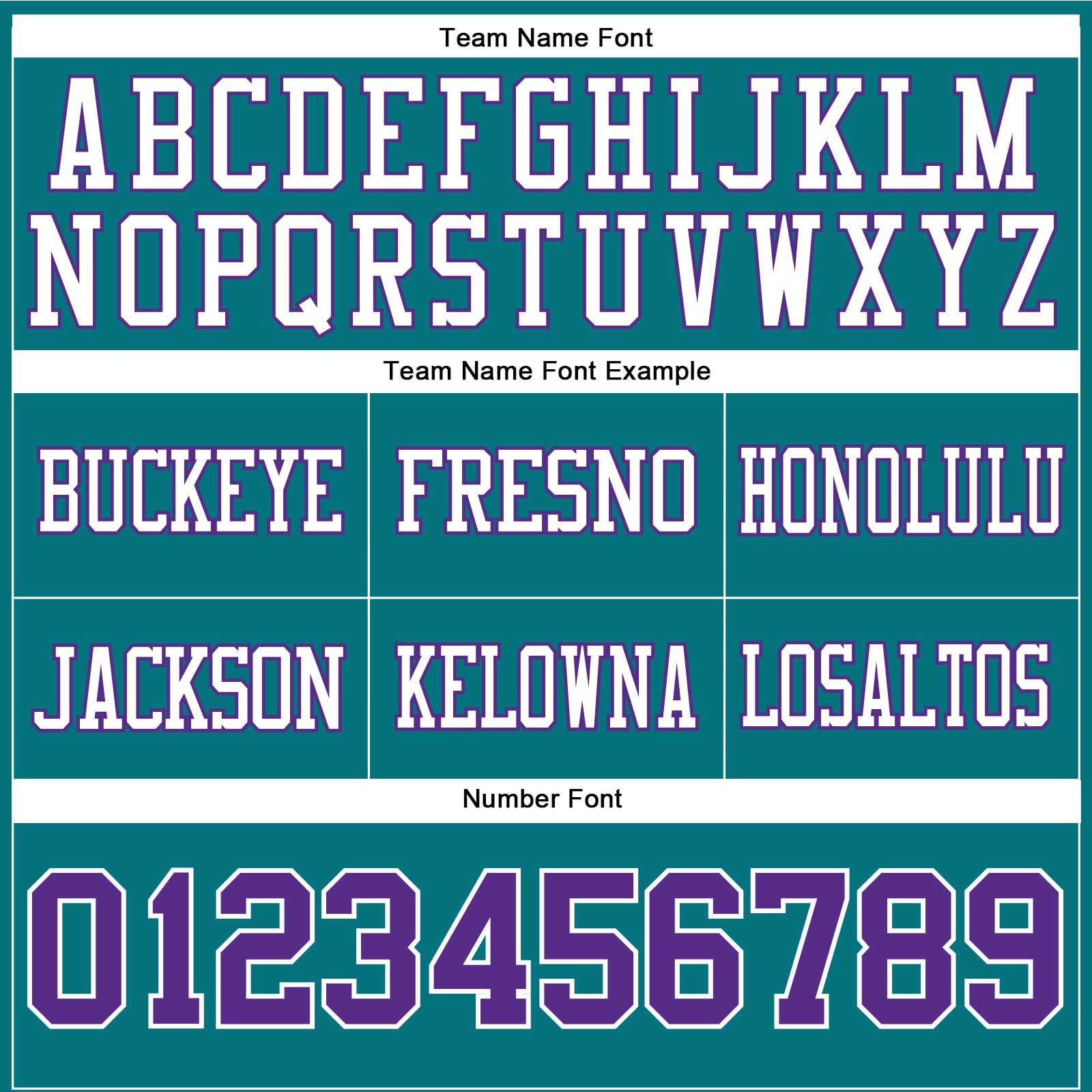 Custom Teal Purple-White Authentic Football Jersey view 4