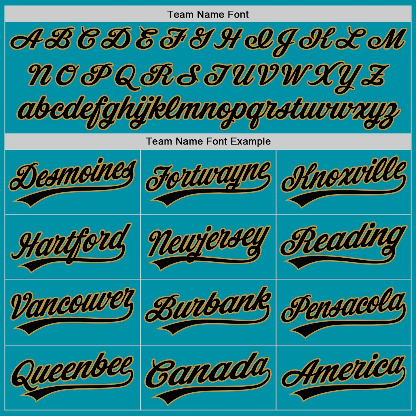 Custom Stitched Teal Black-Old Gold Baseball Pullover Sweatshirt Hoodie view 3