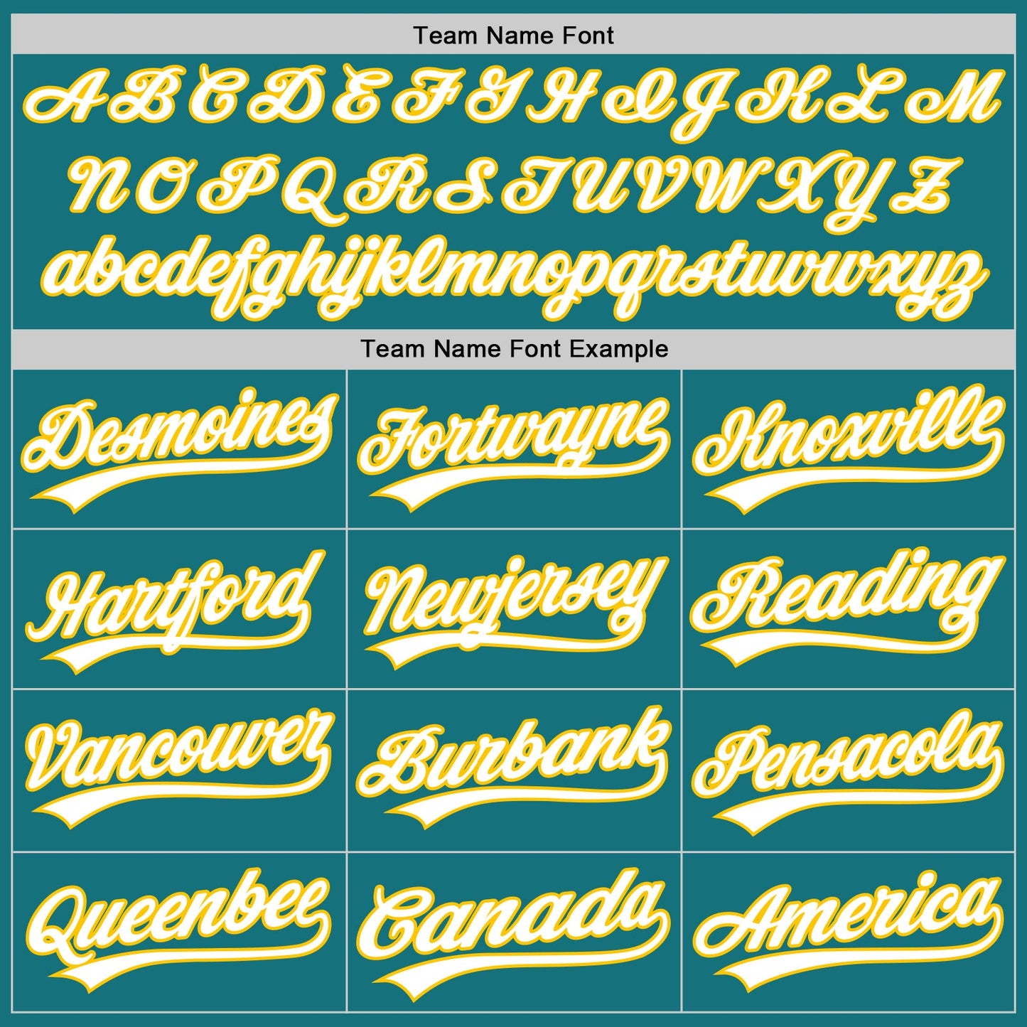 Custom Teal White-Yellow Authentic Baseball Jersey view 4