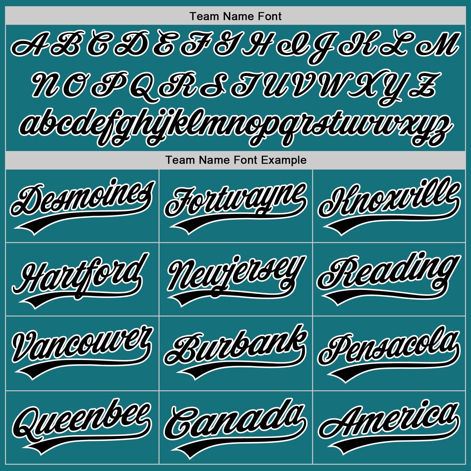 Custom Teal Black-White Authentic Baseball Jersey view 4