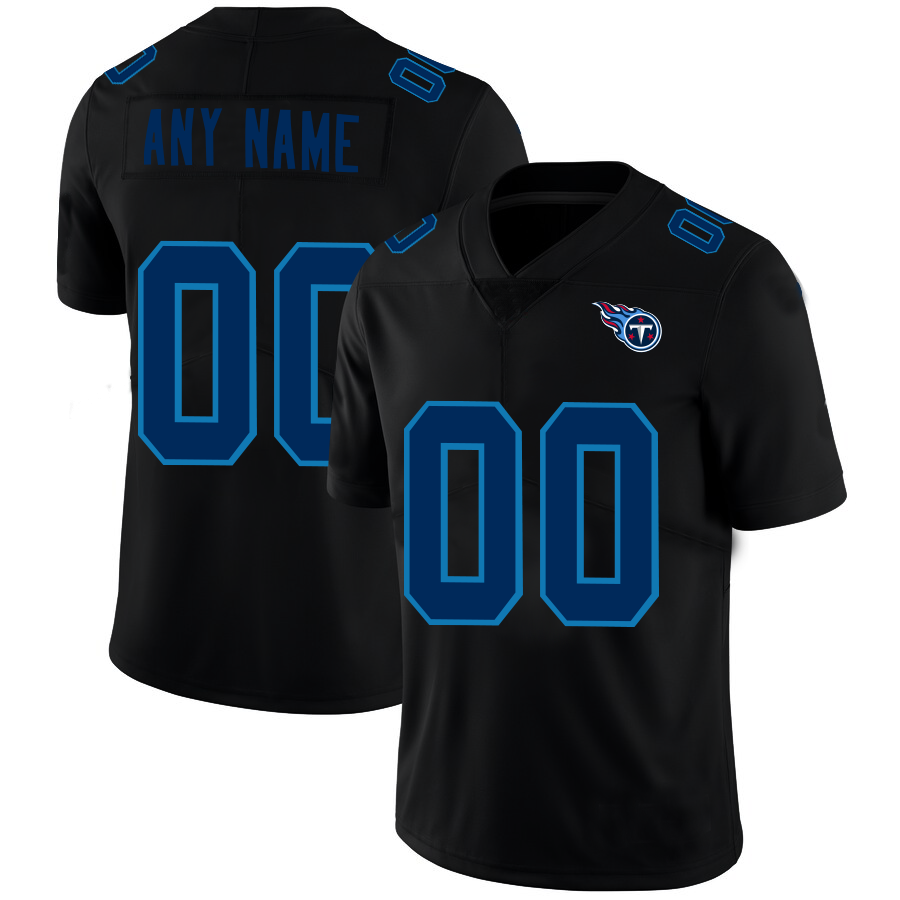 Custom T.Titans Football Jerseys Black American Stitched Name And Number Size S to 6XL Christmas Birthday Gift - Main View