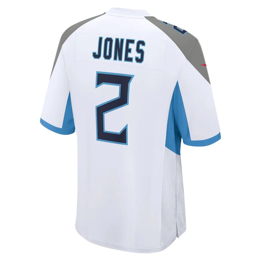T.Titans #2 Julio Jones White Game Jersey Stitched American Football Jerseys - Main View