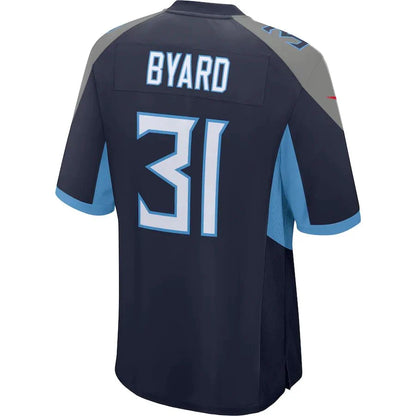 T.Titans #31 Kevin Byard Navy Game Jersey Stitched American Football Jerseys - Main View
