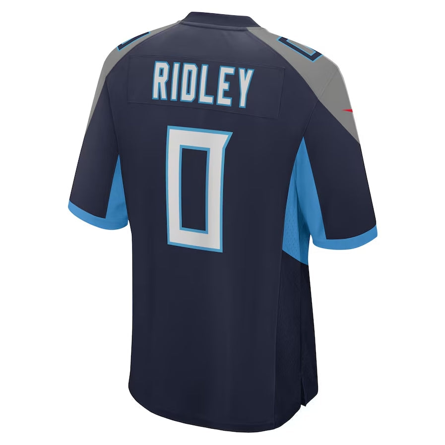 T.Titans #0 Calvin Ridley Game Player Jersey - Navy American Football Jerseys - Main View