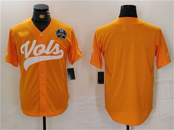T.Volunteers Orange With Patch Stitched American College Jerseys - Main View