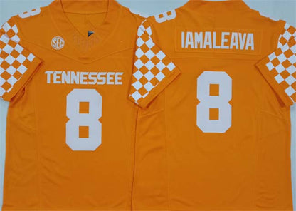 T.Volunteers #8 Nico Iamaleava Orange F.U.S.E. Stitched Stitched American College Jerseys - Main View