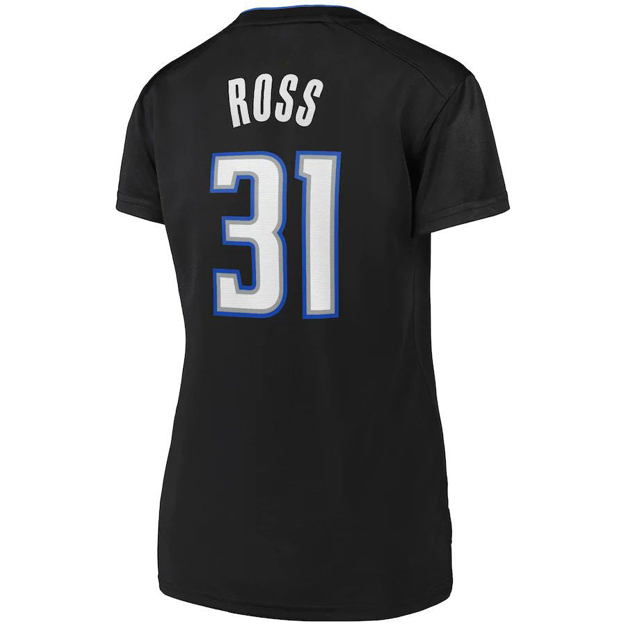 O.Magic #31 Terrence Ross Fanatics Branded Women's Fast Break Road Player Jersey Black Stitched American Basketball Jersey - Main View