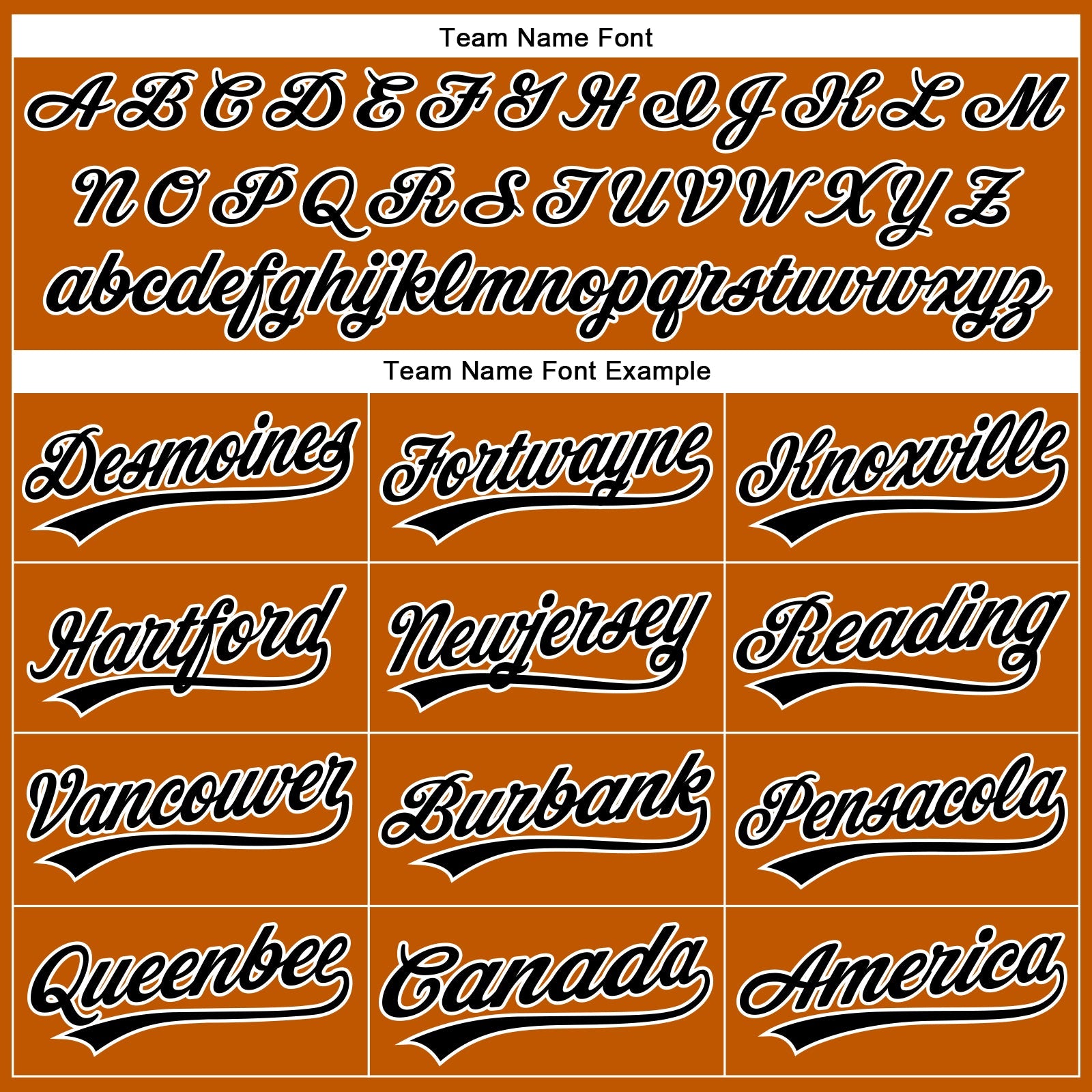 Custom Texas Orange Black-White Authentic Baseball Jersey view 4