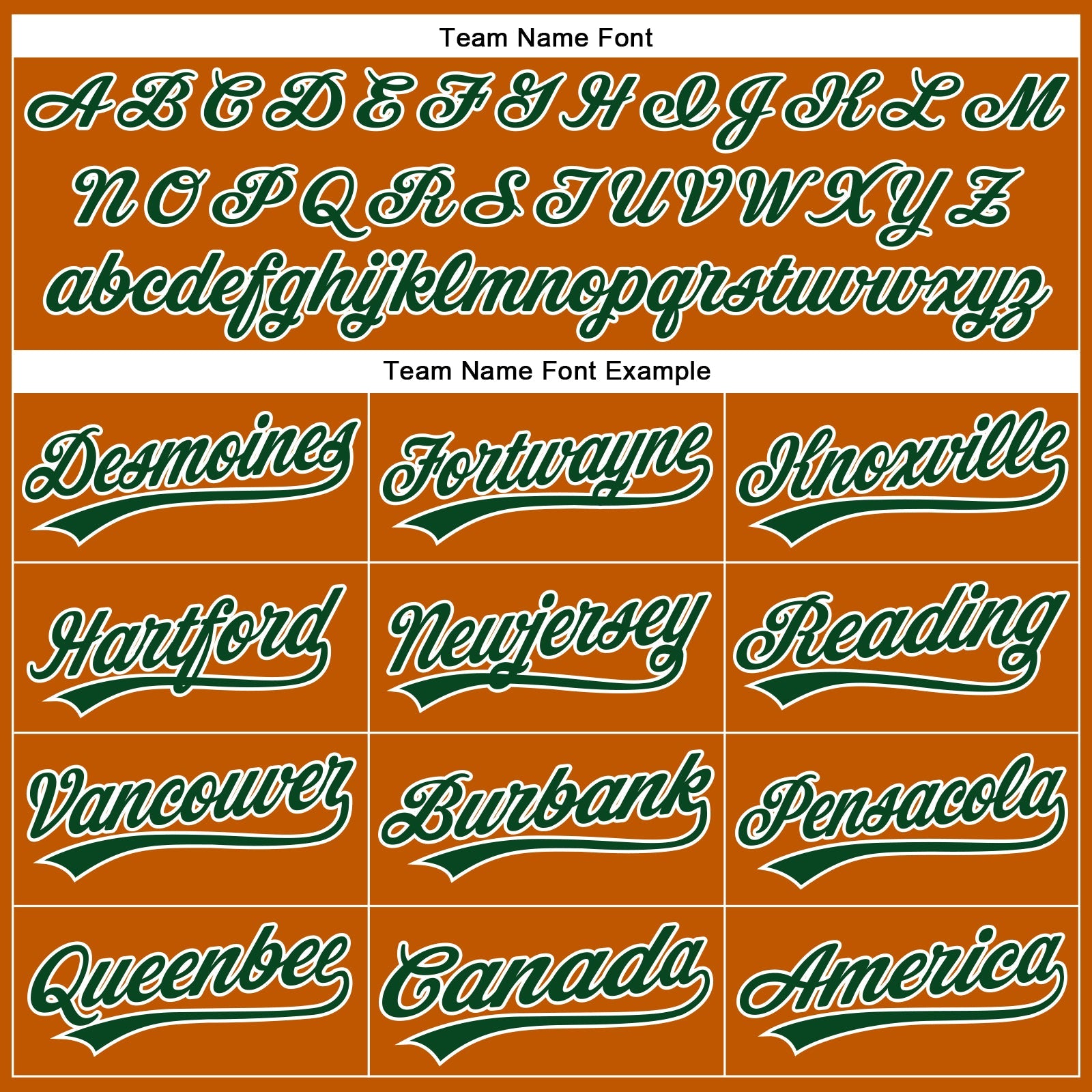 Custom Texas Orange Green-White Authentic Baseball Jersey view 4