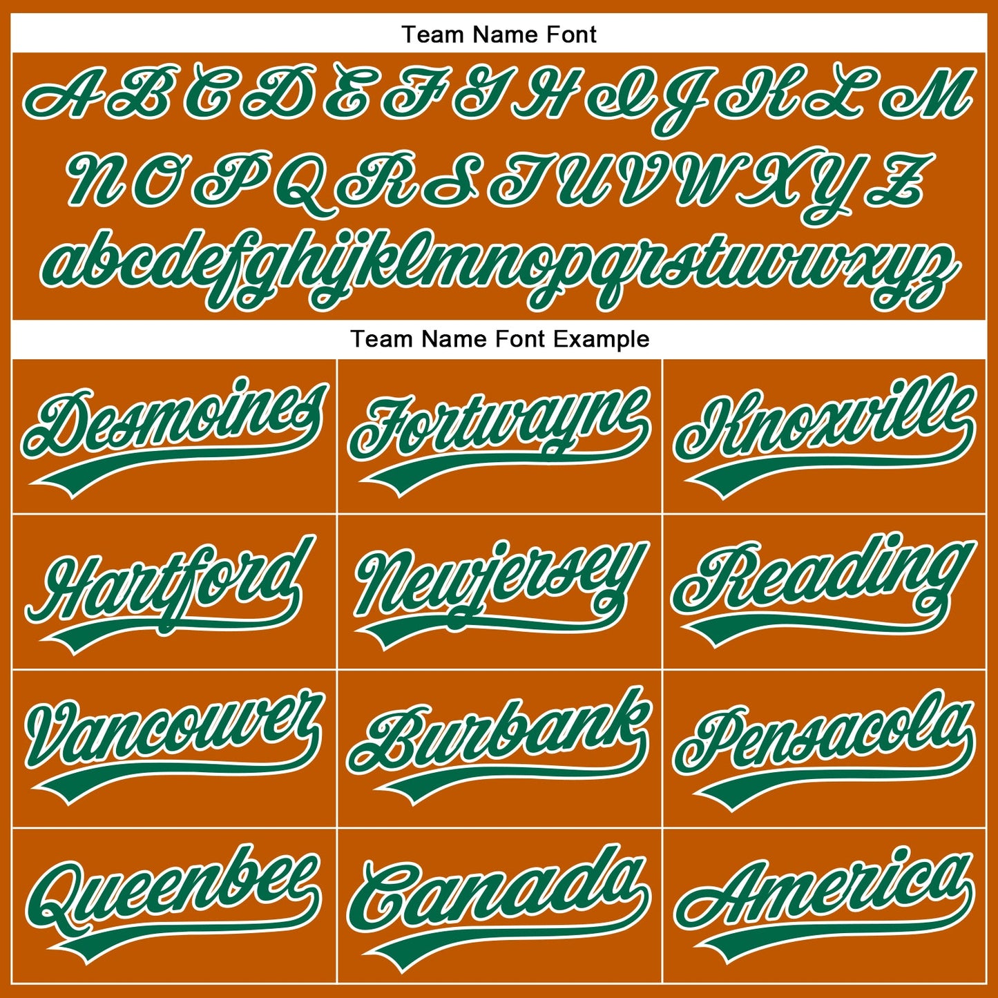 Custom Texas Orange Kelly Green-White Authentic Baseball Jersey view 4