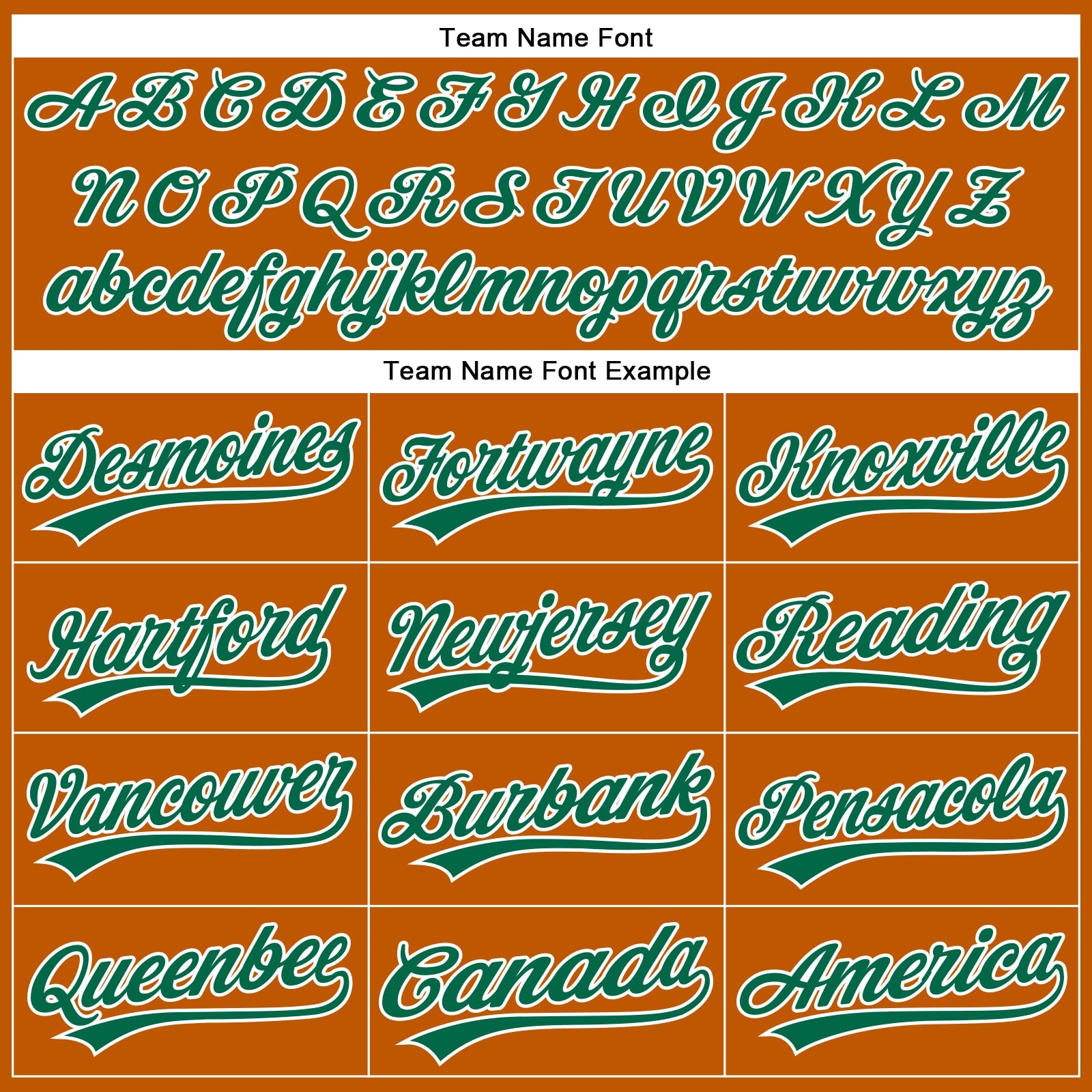 Custom Texas Orange Kelly Green-White Authentic Baseball Jersey view 4