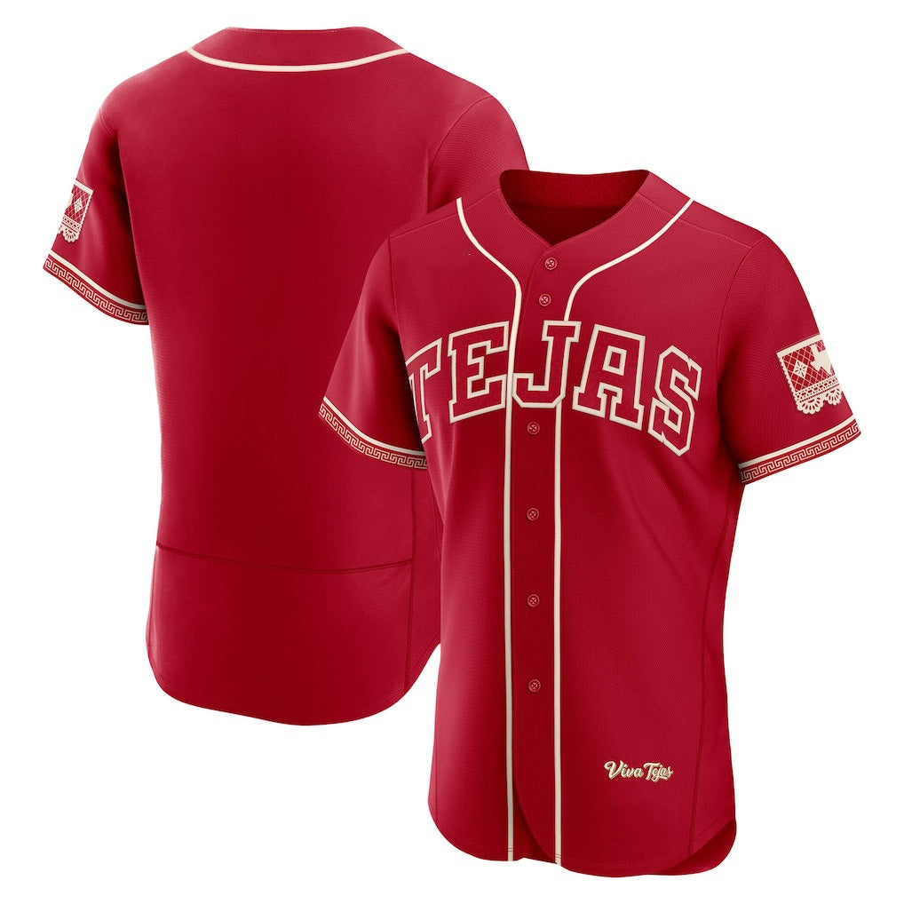 Texas Rangers Red 2026 City Connect Authentic Stitched Baseball Jersey - Main View