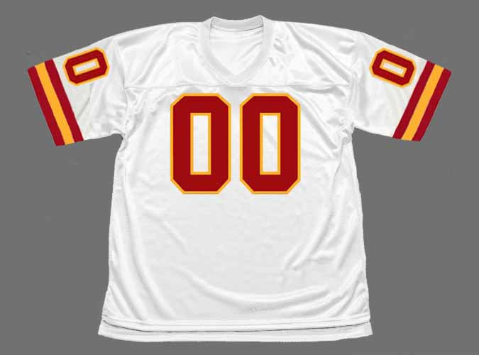 Custom KC.Chiefs Mitchell & Ness Throwback Collection White Stitched American Football Jerseys view 2