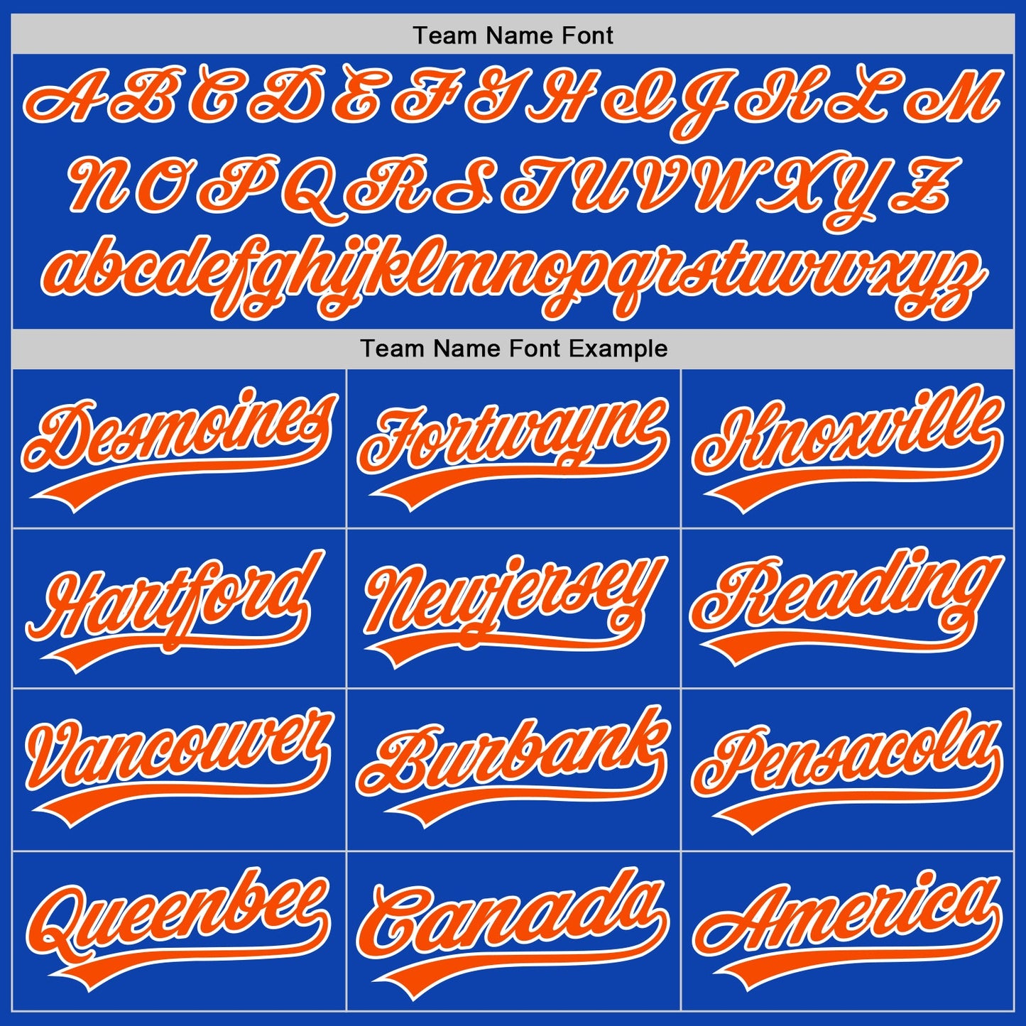 Custom Thunder Blue Orange-White Authentic Baseball Jersey view 5