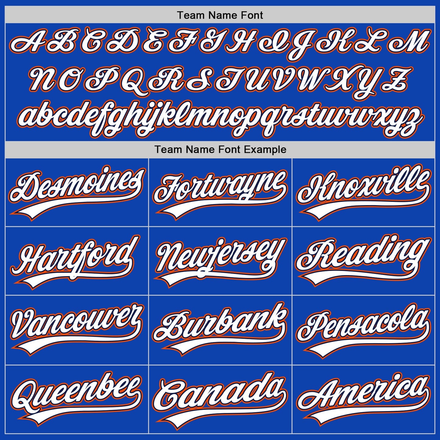 Custom Thunder Blue White Navy-Orange Authentic Baseball Jersey view 4