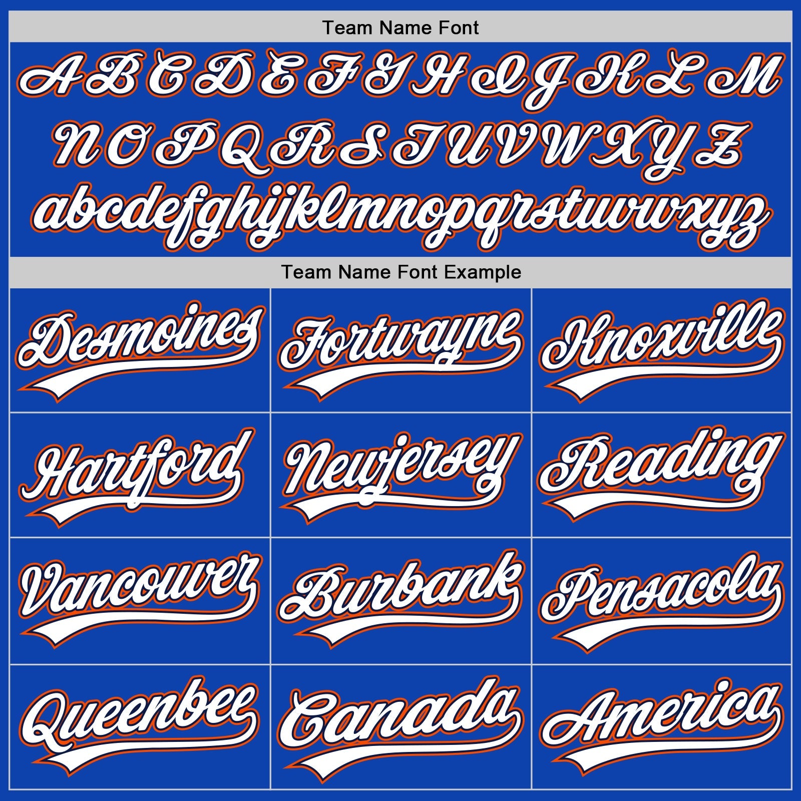 Custom Thunder Blue White Navy-Orange Authentic Baseball Jersey view 4