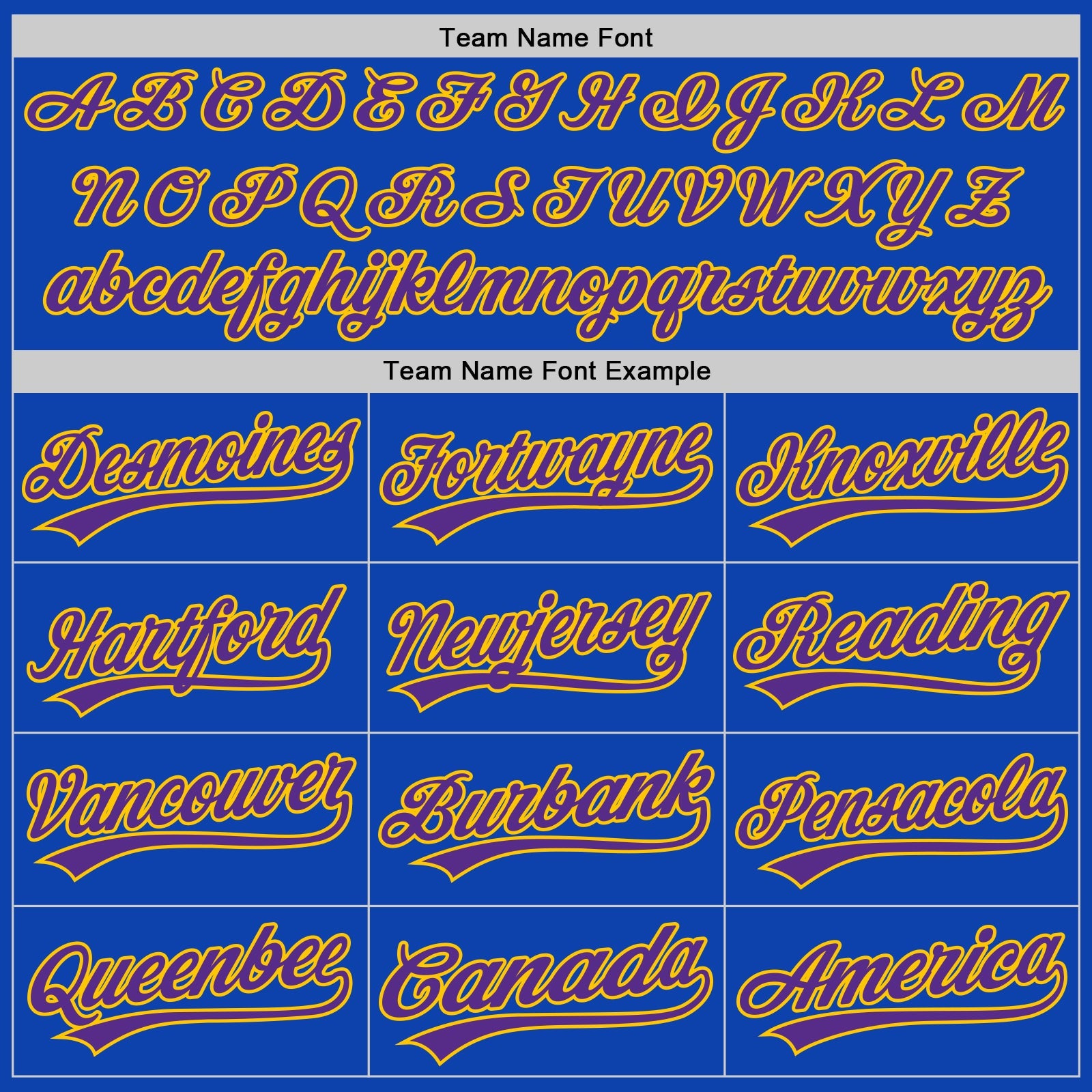 Custom Thunder Blue Purple-Yellow Authentic Baseball Jersey view 4