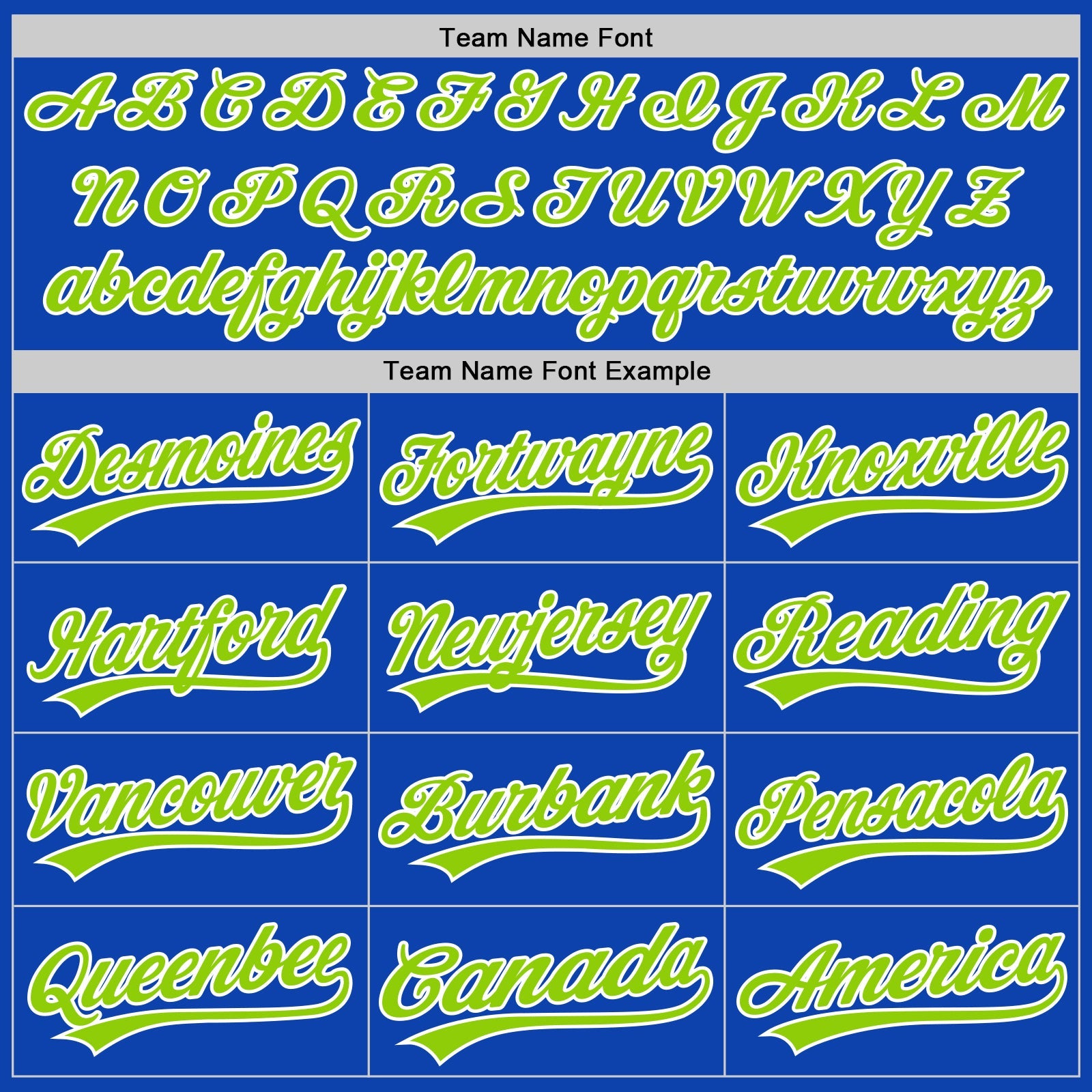 Custom Thunder Blue Neon Green-White Authentic Baseball Jersey view 4