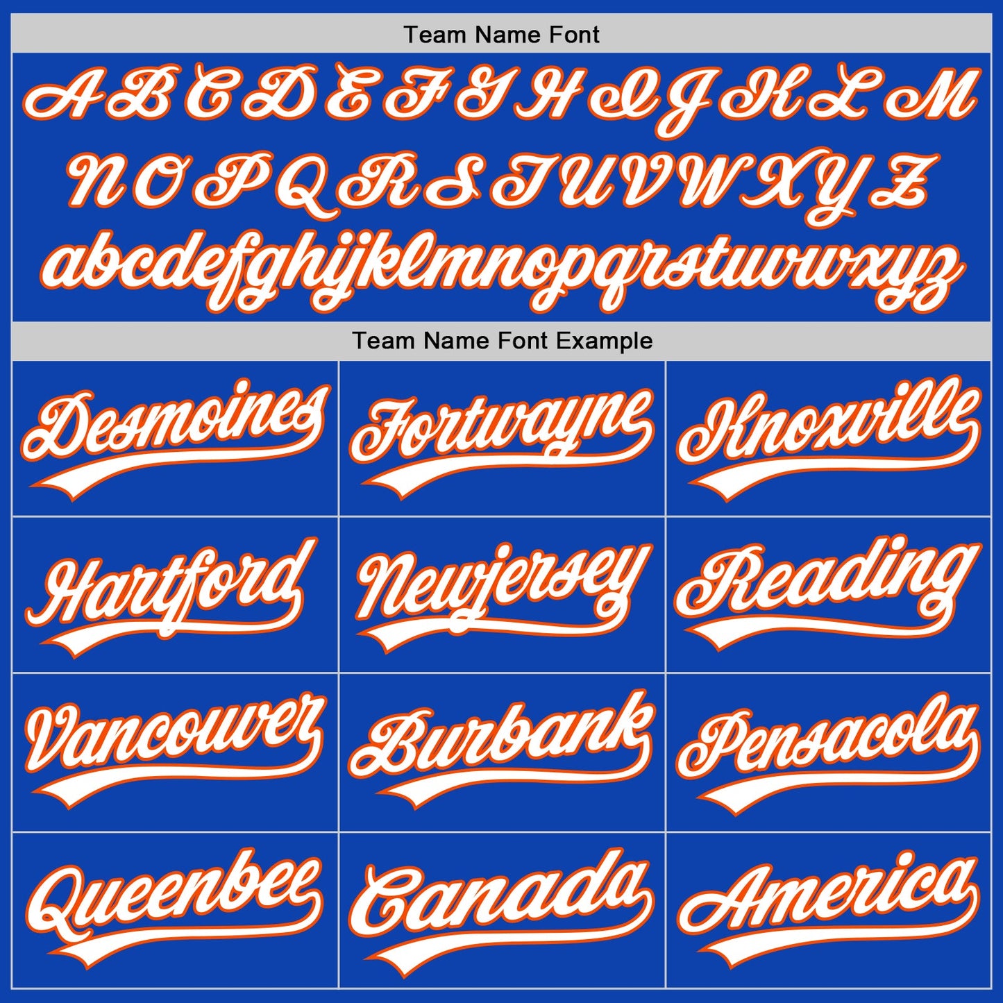 Custom Thunder Blue White-Orange Authentic Baseball Jersey view 4