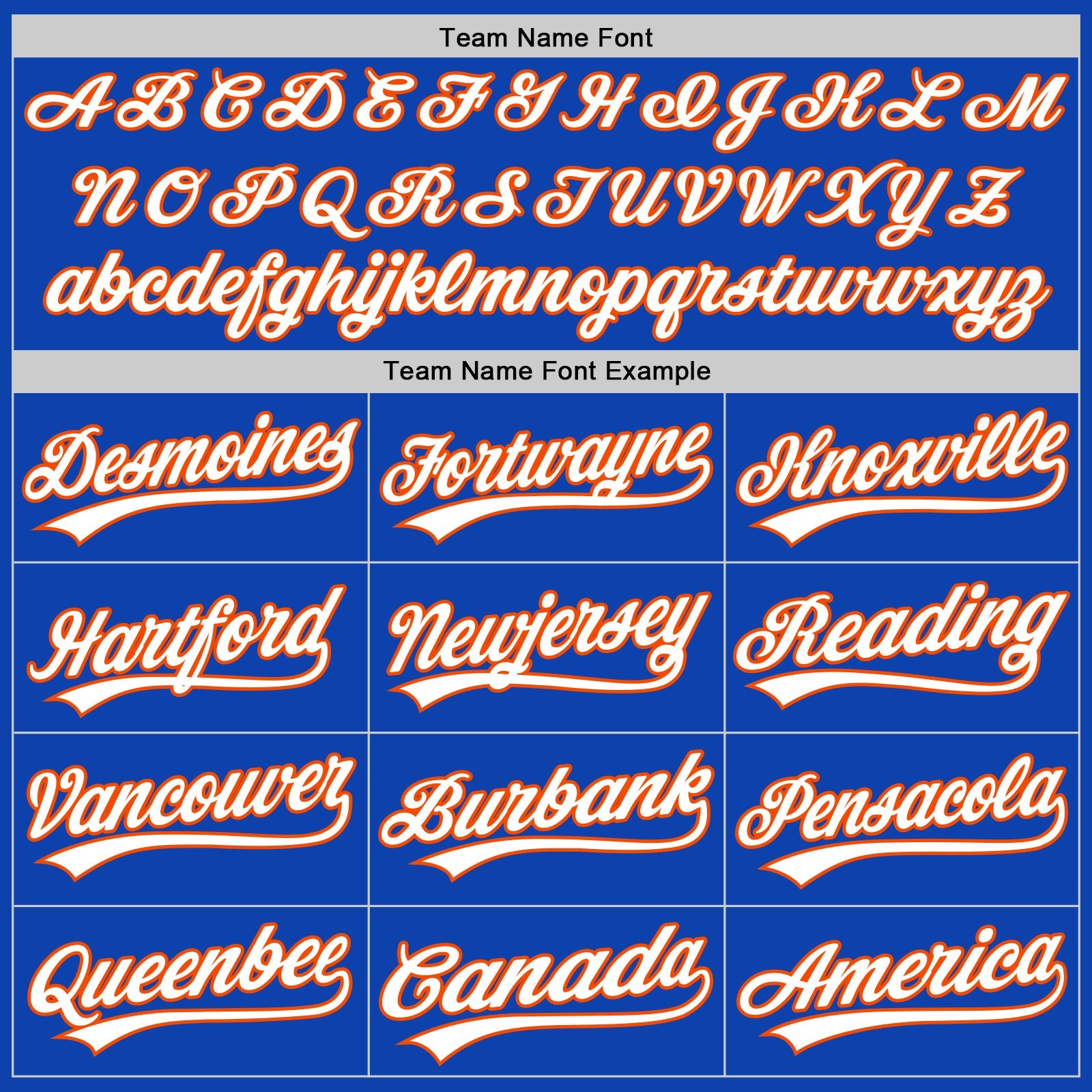 Custom Thunder Blue White-Orange Authentic Baseball Jersey view 4