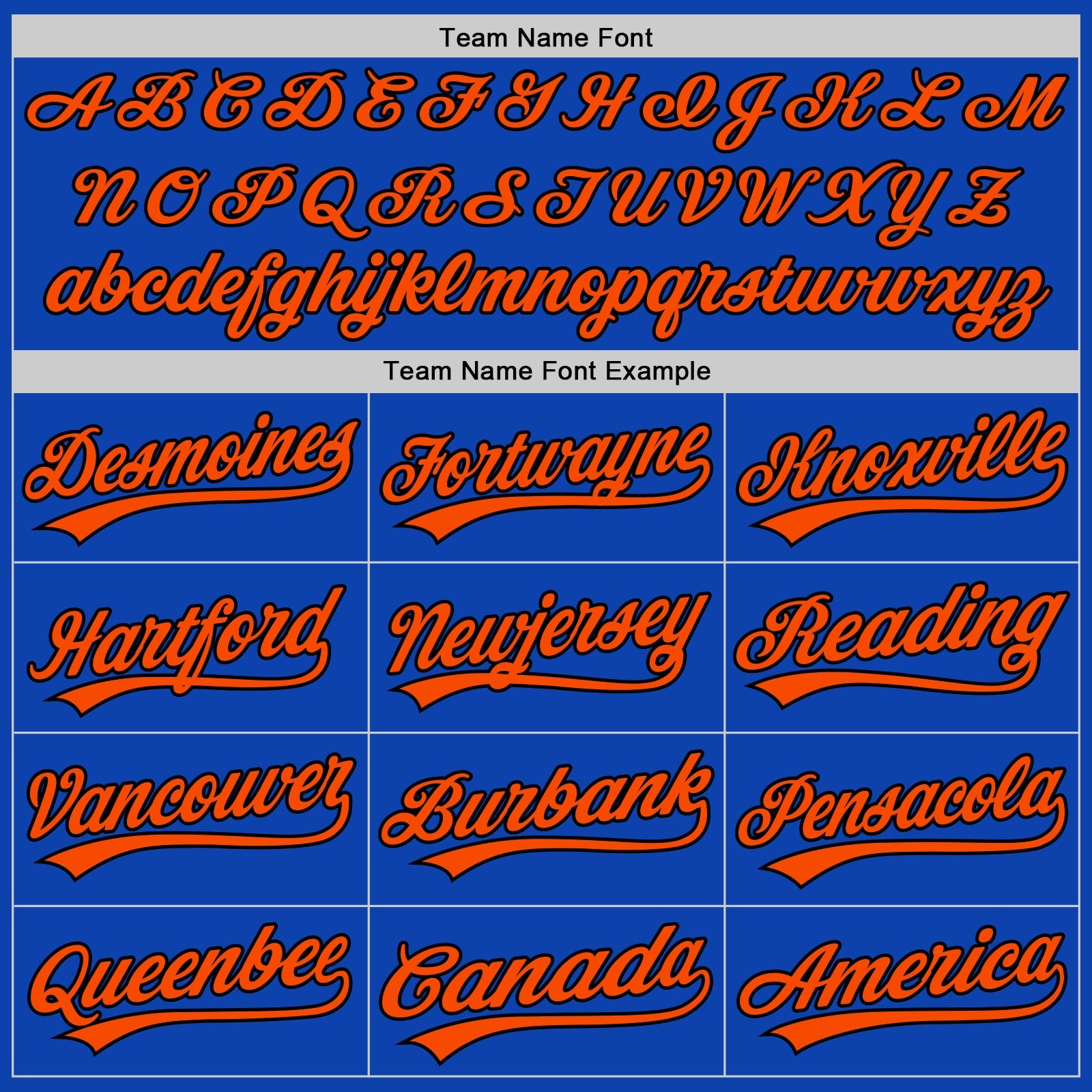 Custom Thunder Blue Orange-Black Authentic Baseball Jersey view 4