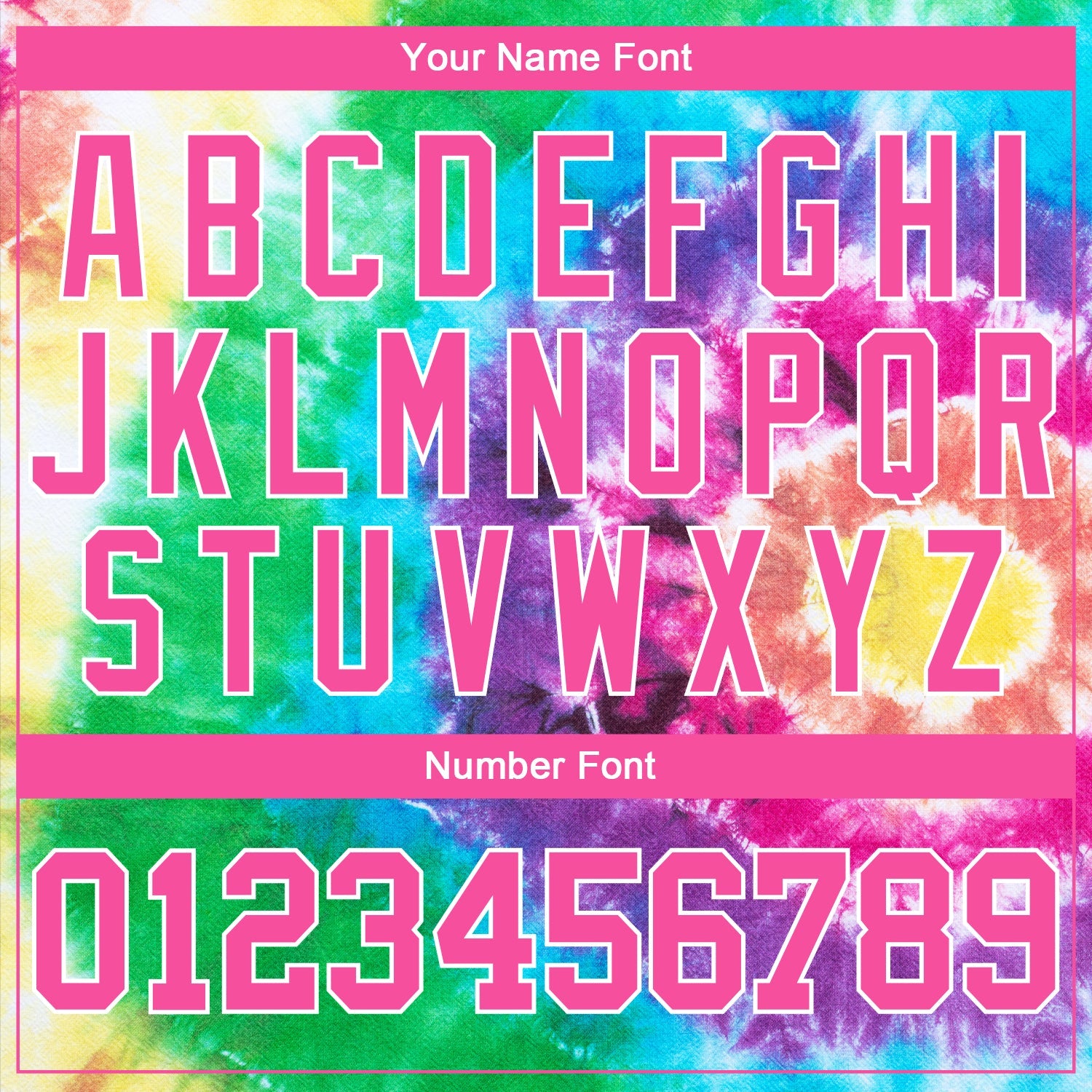 Custom Tie Dye Pink-White 3D Authentic Baseball Jersey view 5