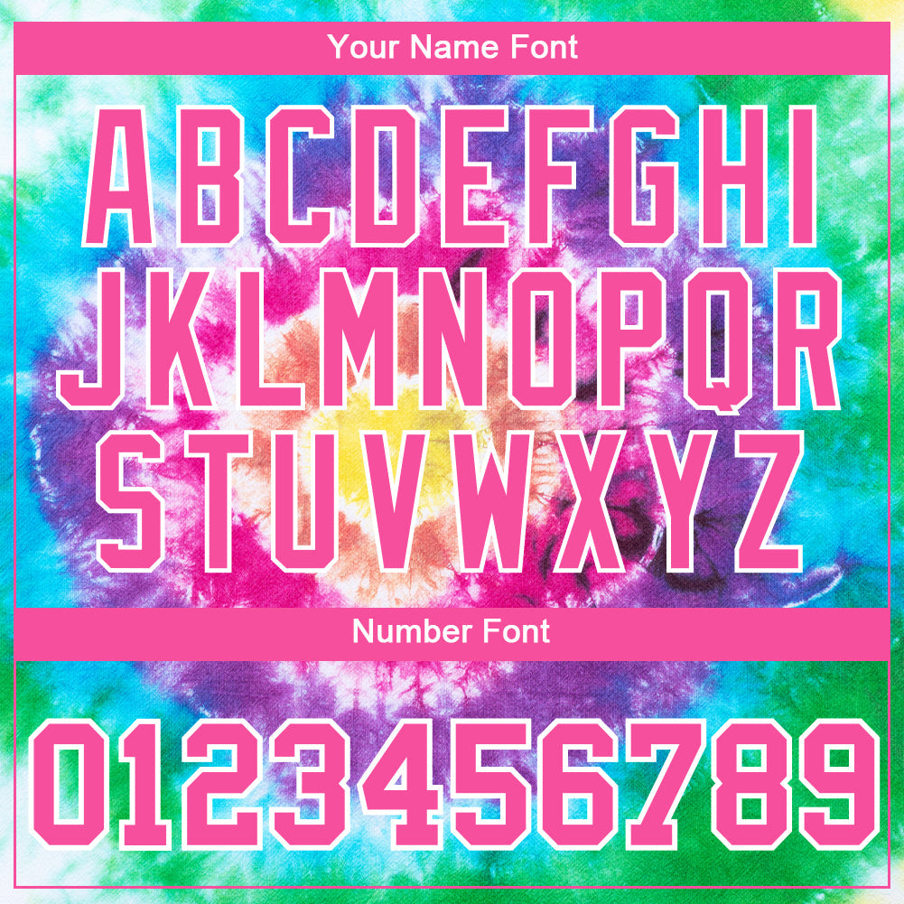 Custom Tie Dye Pink-White 3D Performance T-Shirt view 4