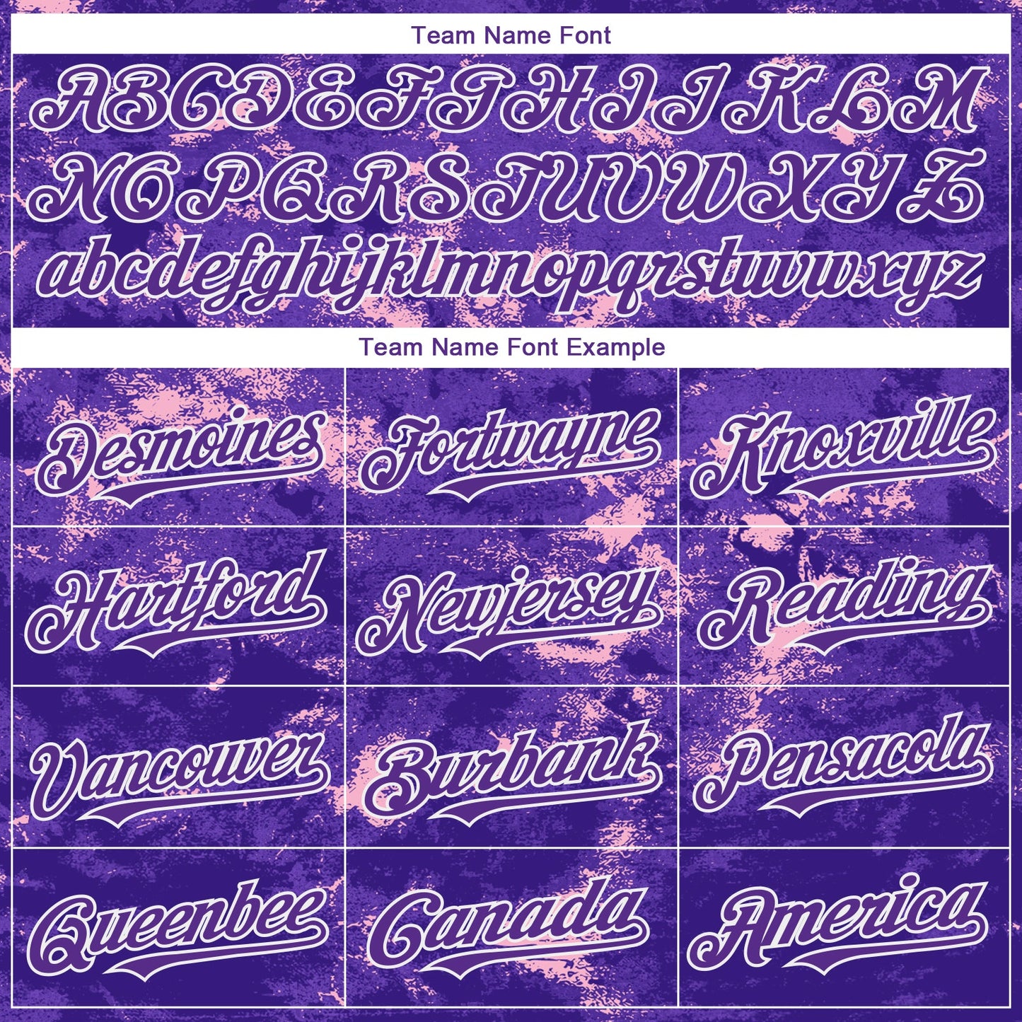 Custom Tie Dye Purple-White Authentic Baseball Jersey view 4